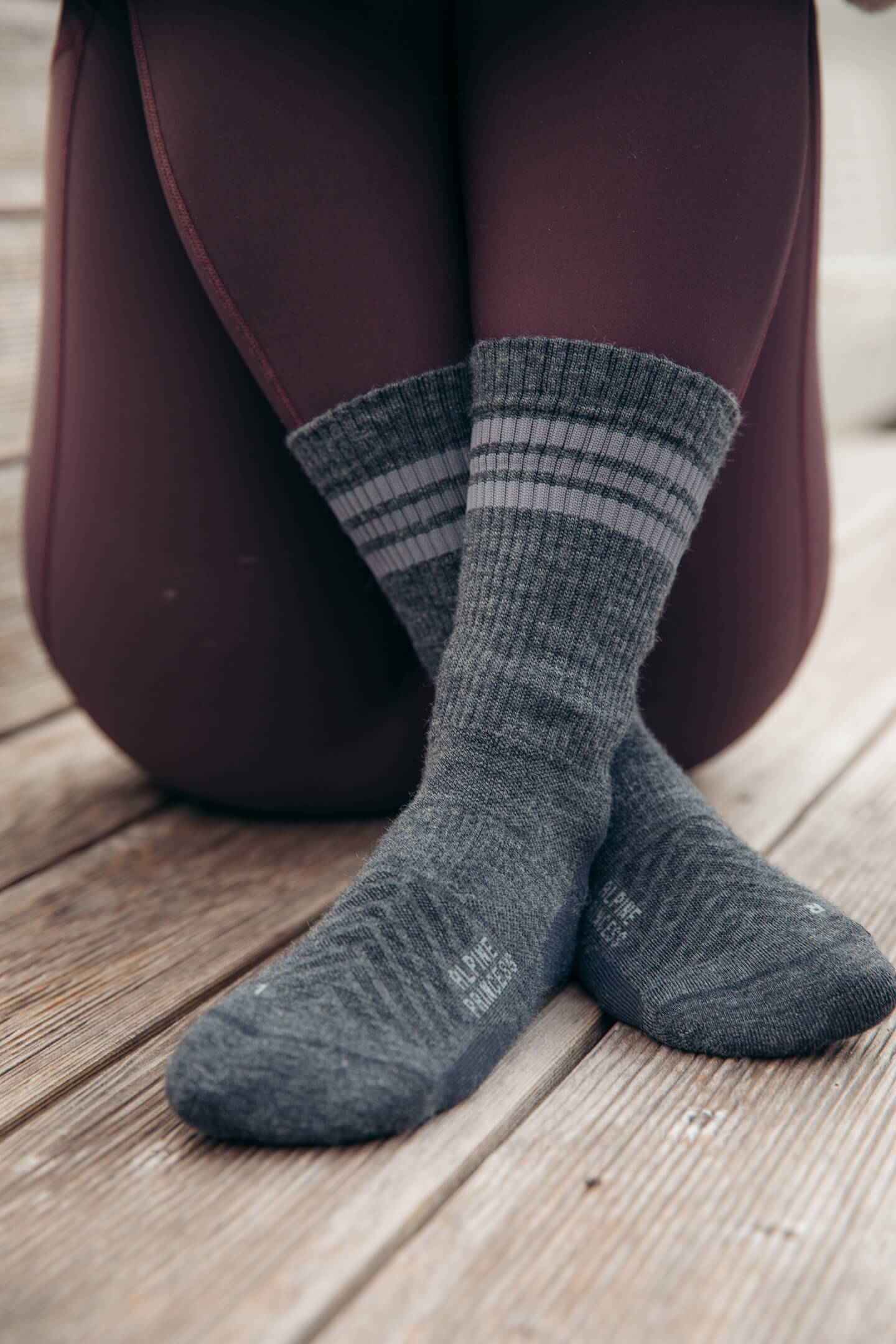 Abisko Merino Socks - Slate - Image 6