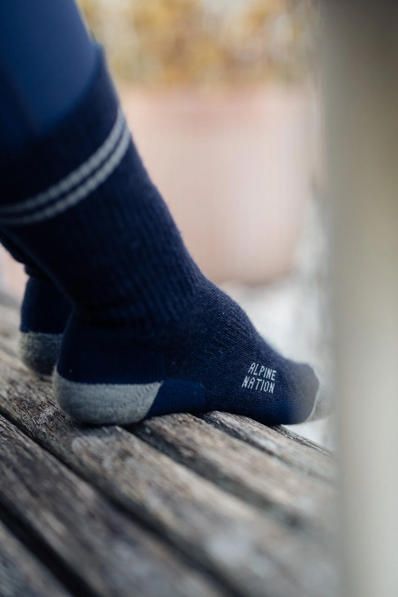 Abisko Merino Socks - Dark Navy - Image 3