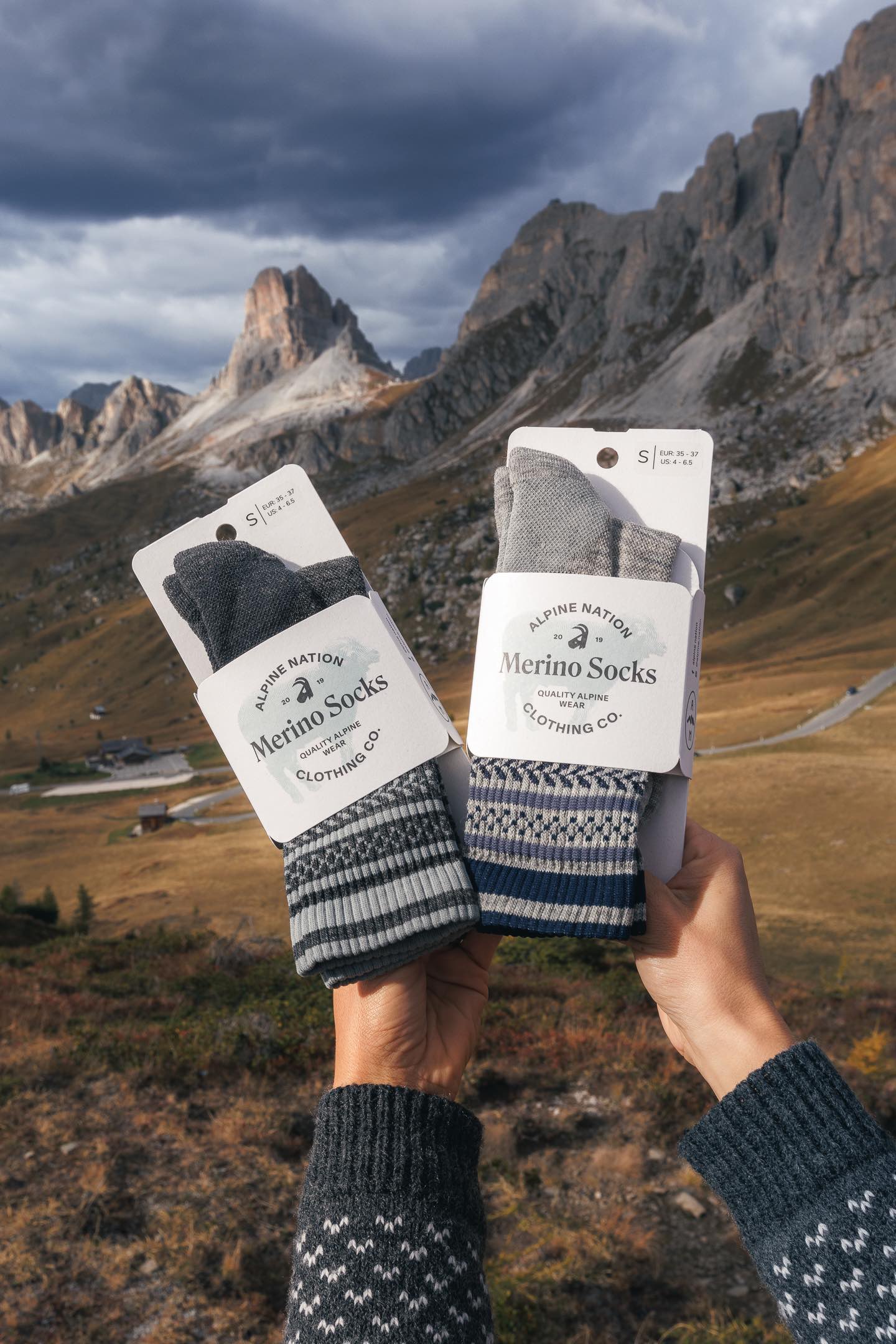 Abisko Merino Socks - Dawn - Image 5