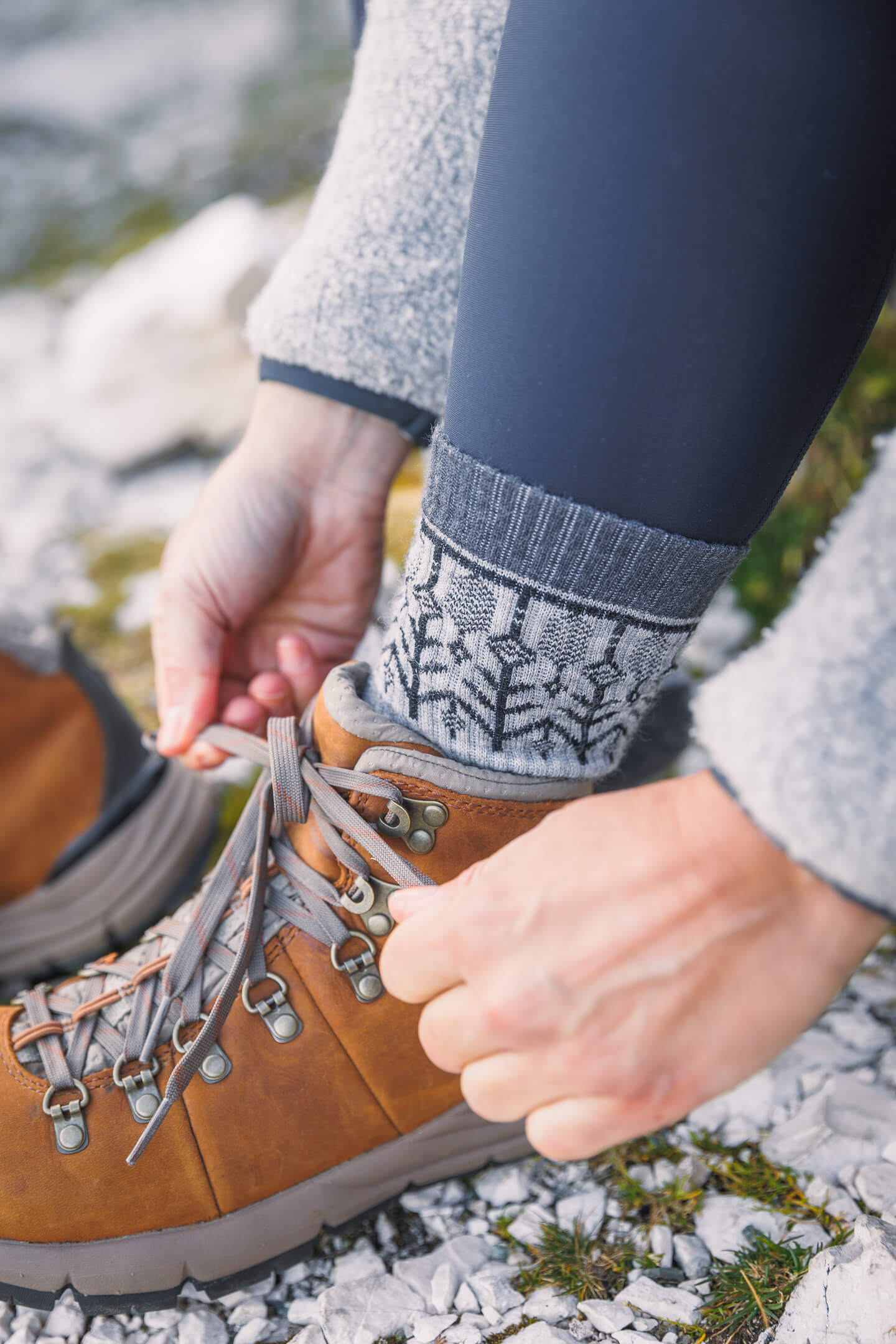 Abisko Merino Socks - Dawn - Image 6