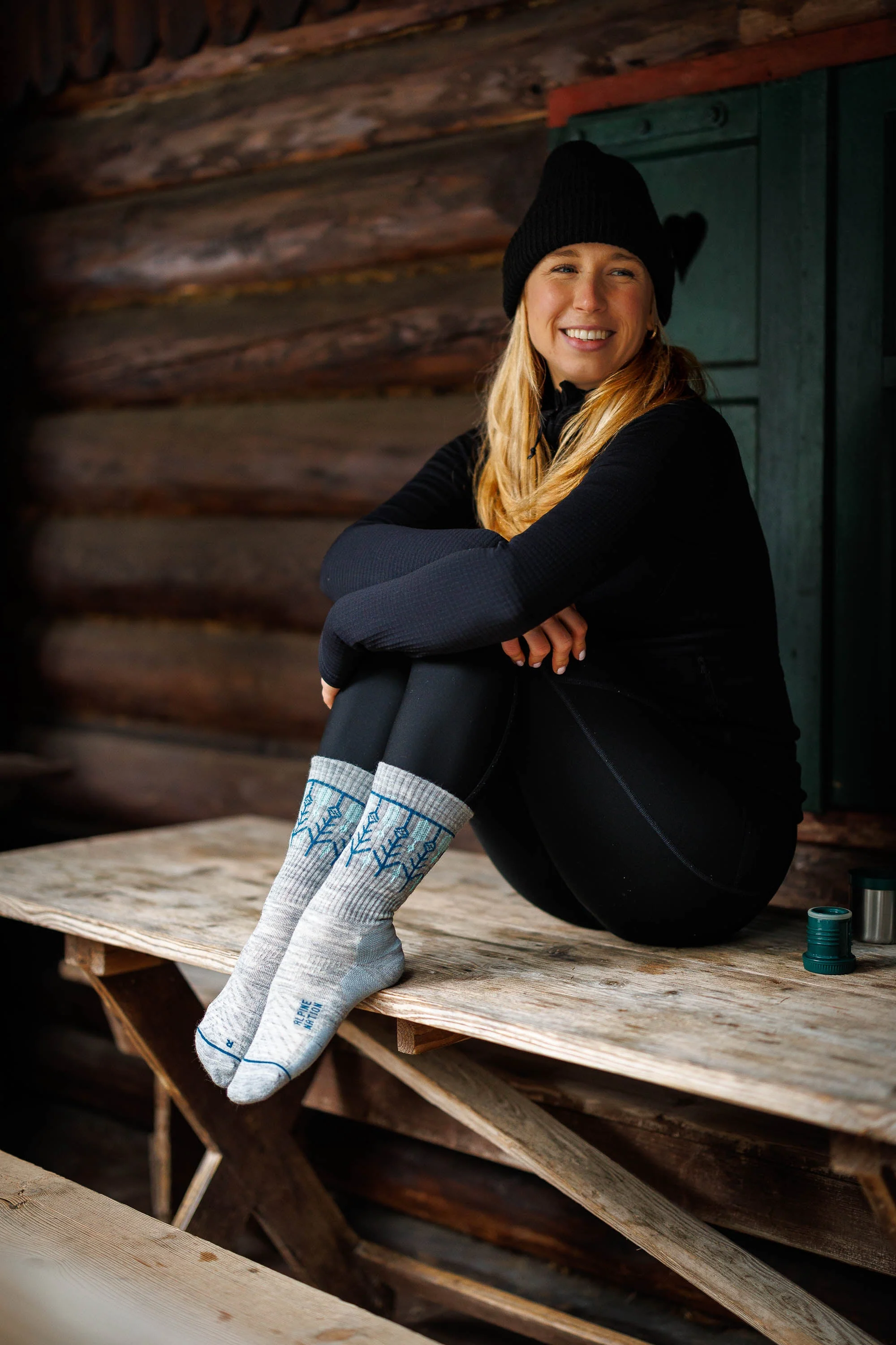 Abisko Merino Socks - Frost - Image 3