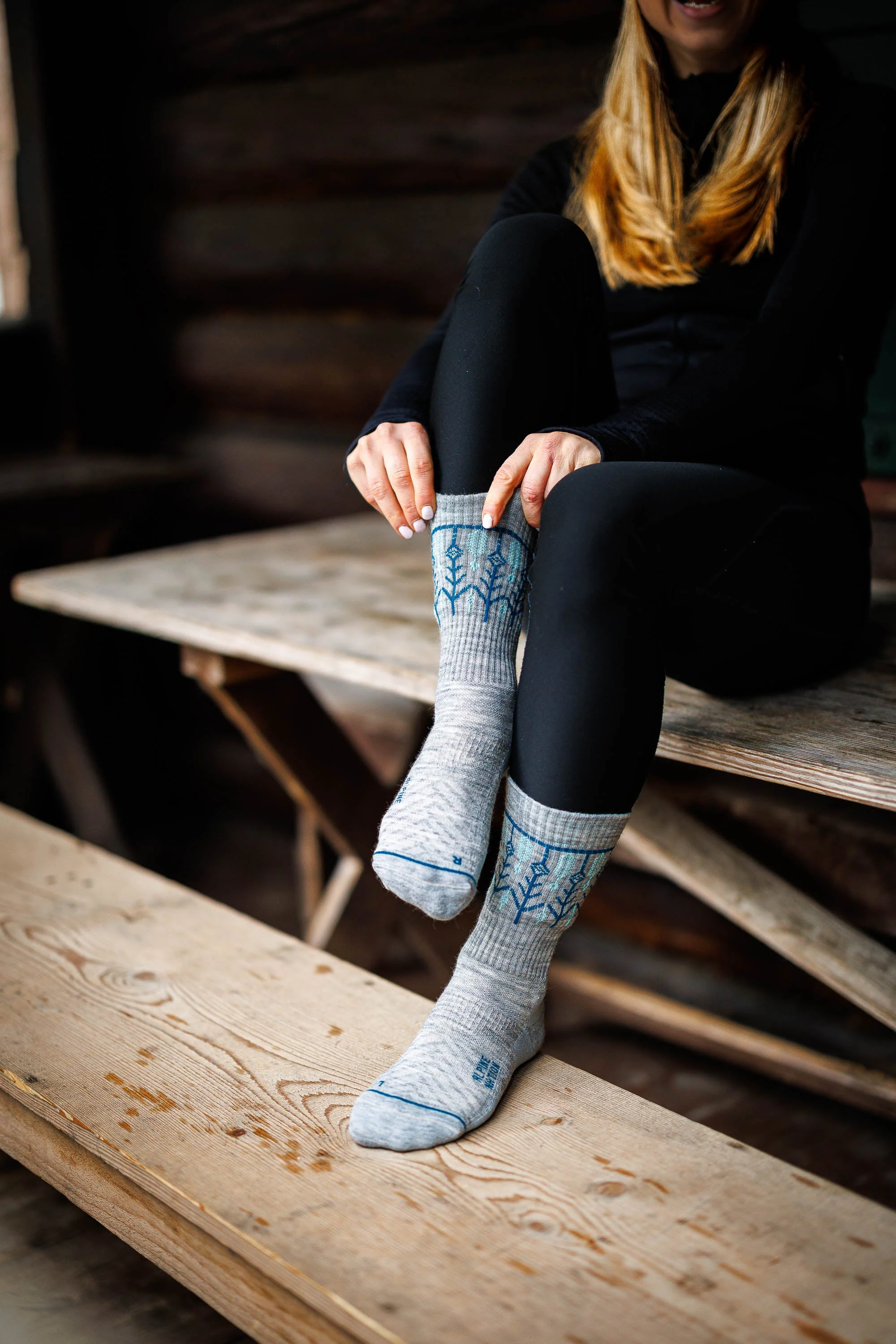 Abisko Merino Socks - Frost - Image 4