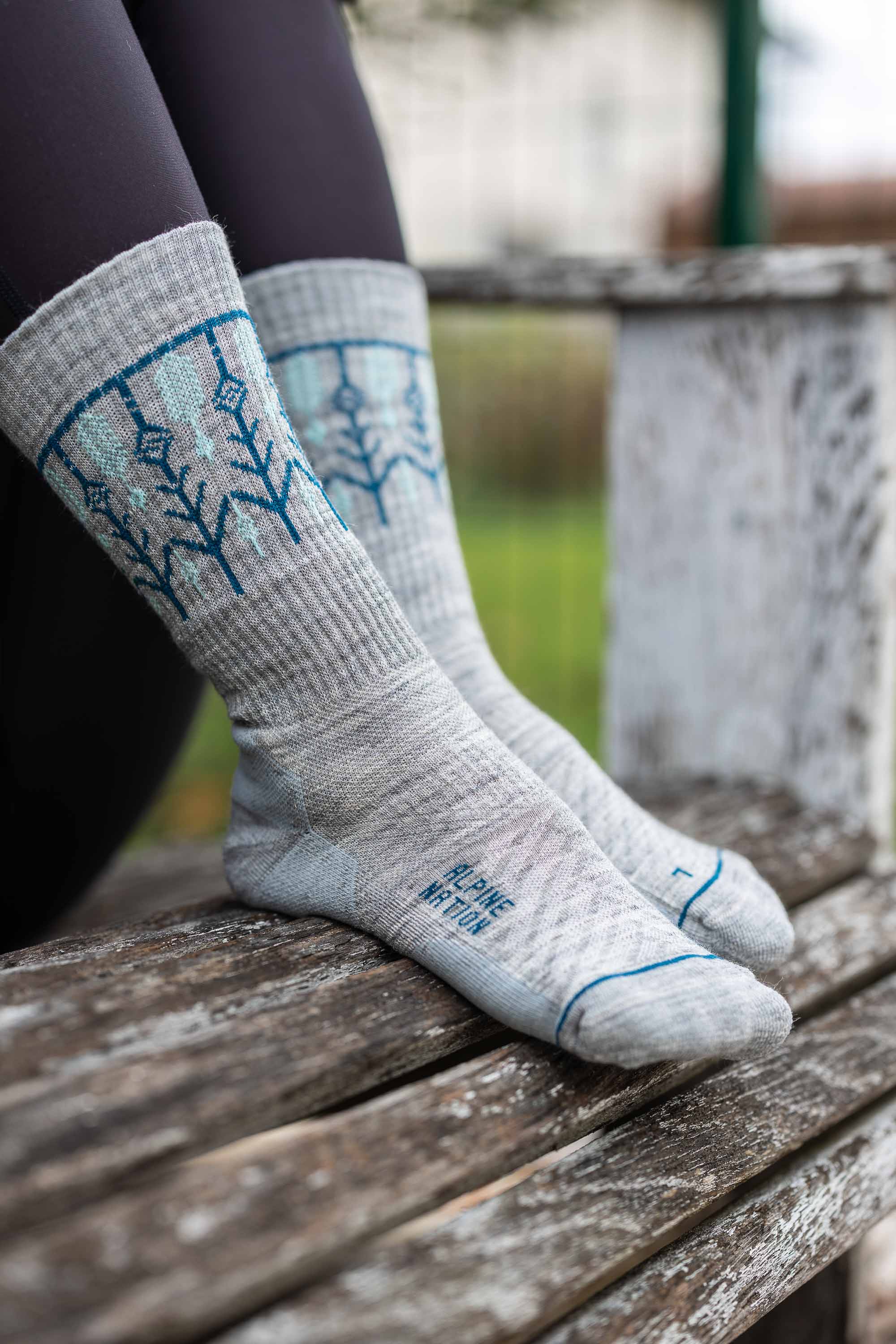 Abisko Merino Socks - Frost - Image 5