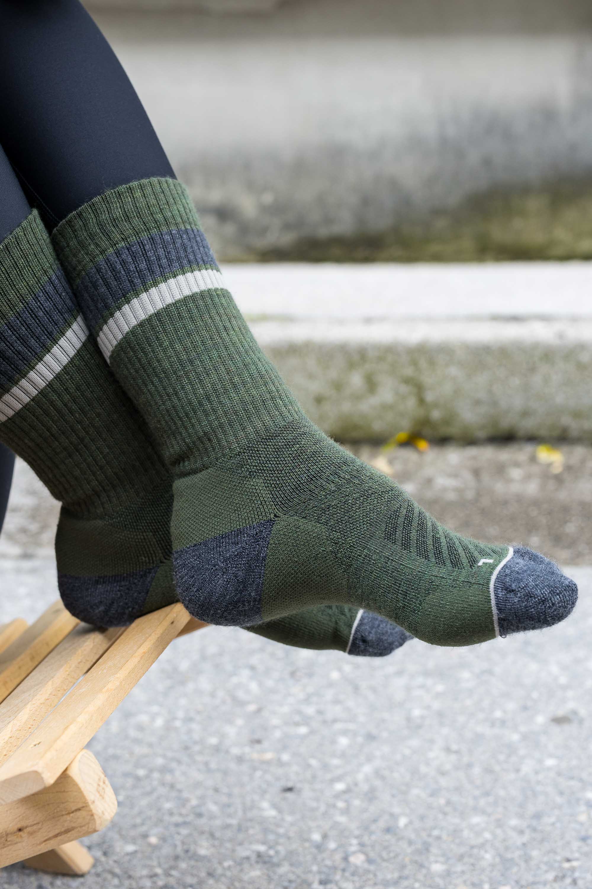 Abisko Merino Socks - Evergreen - Image 10