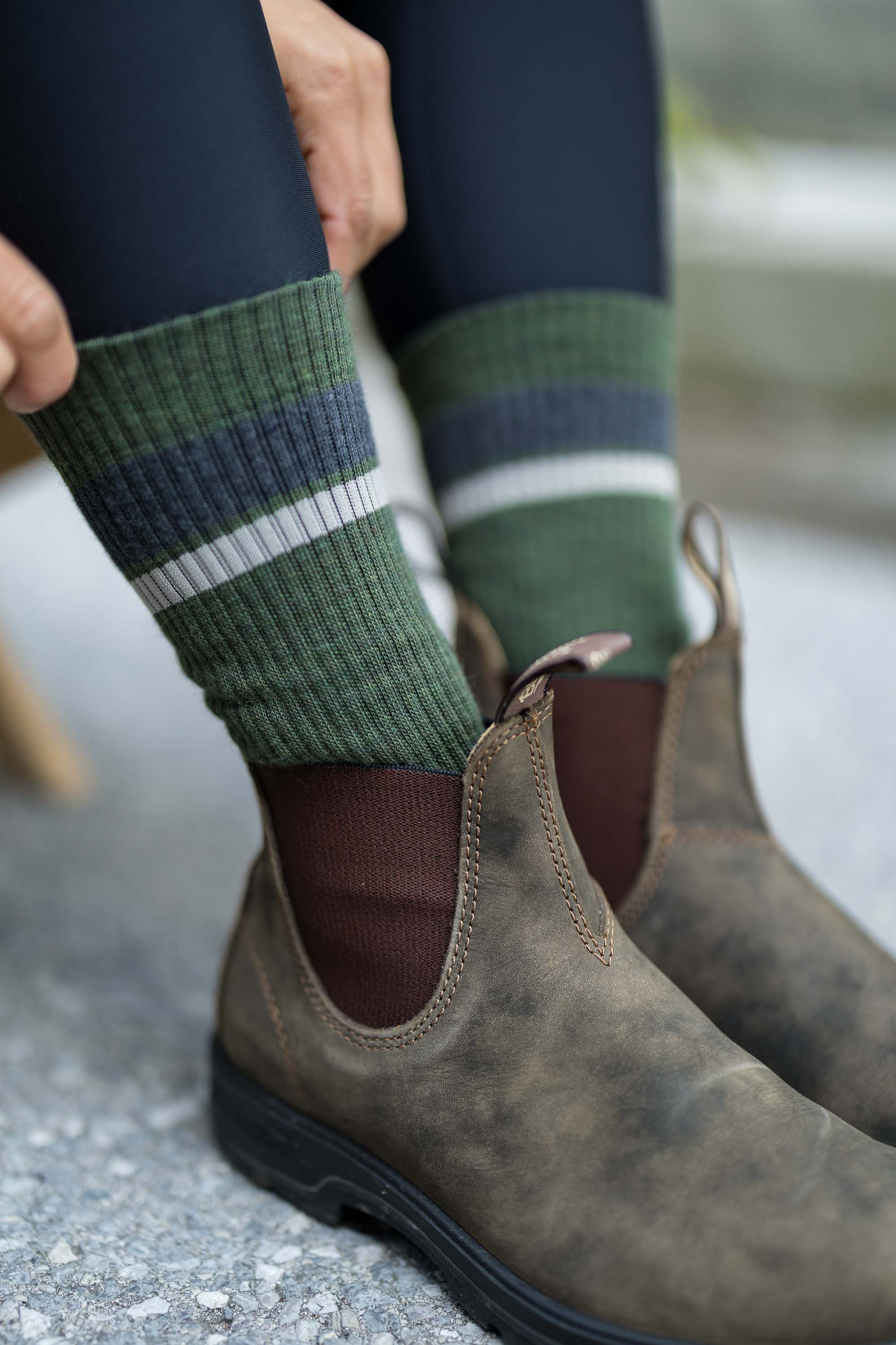 Abisko Merino Socks - Evergreen - Image 6
