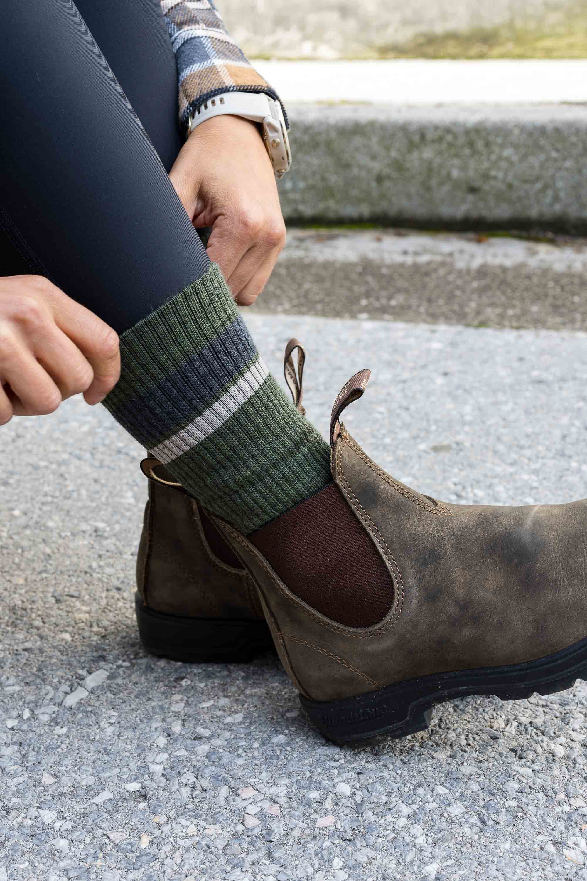 Abisko Merino Socks - Evergreen - Image 9