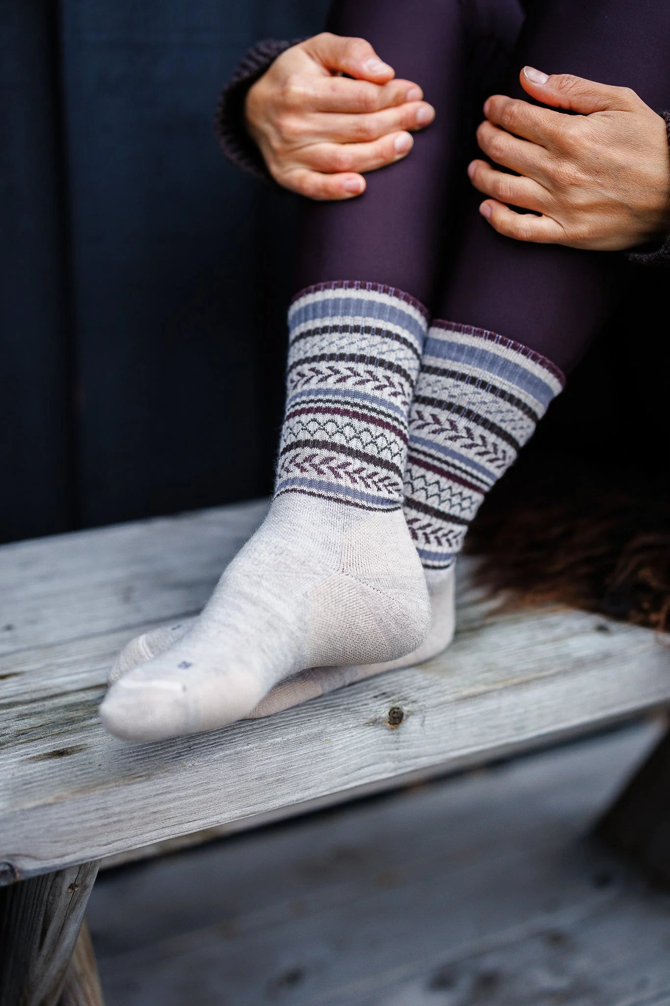 Abisko Merino Socks - Toffee - Image 5