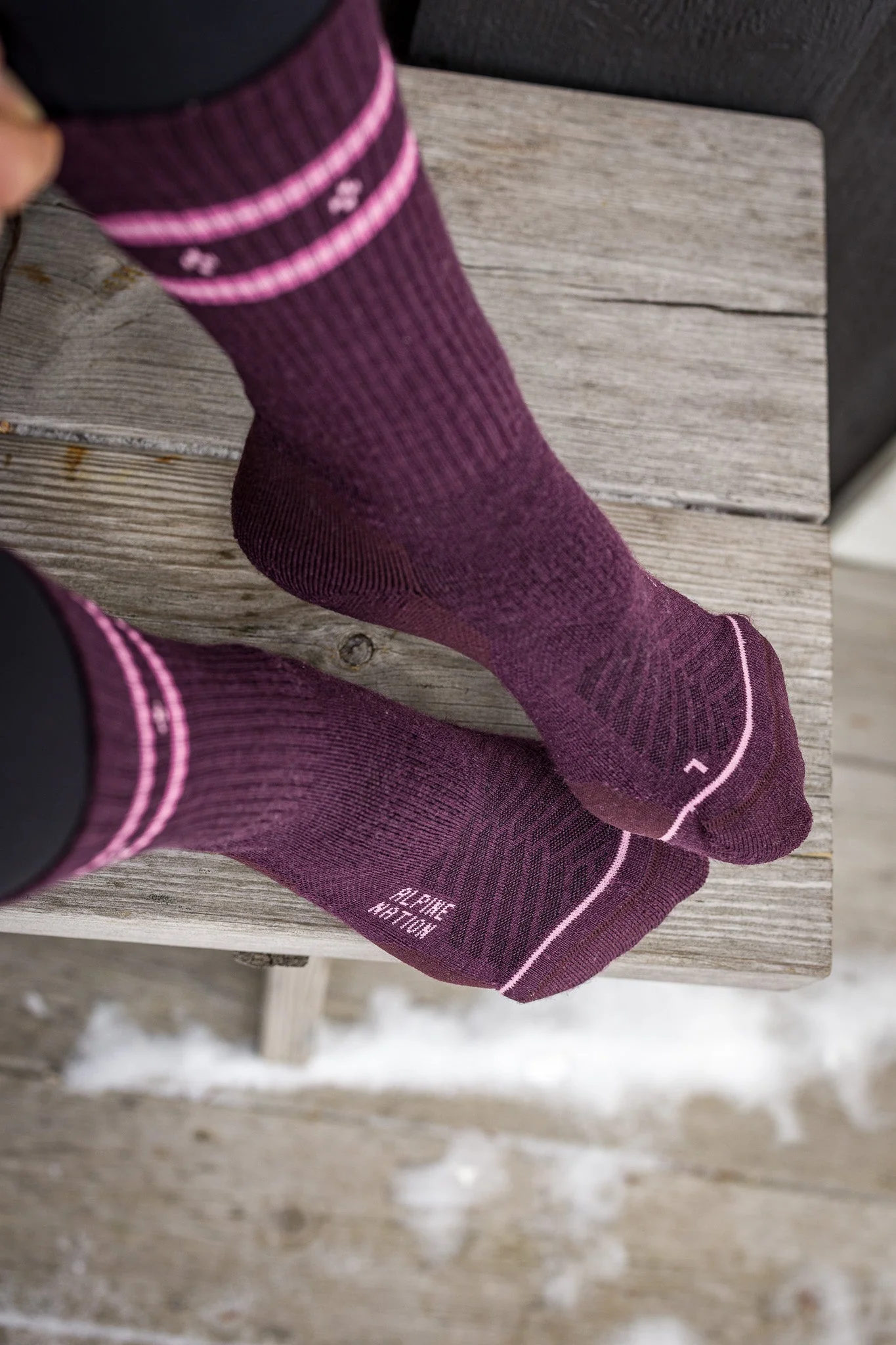 Abisko Merino Socks - Sandstone - Image 5