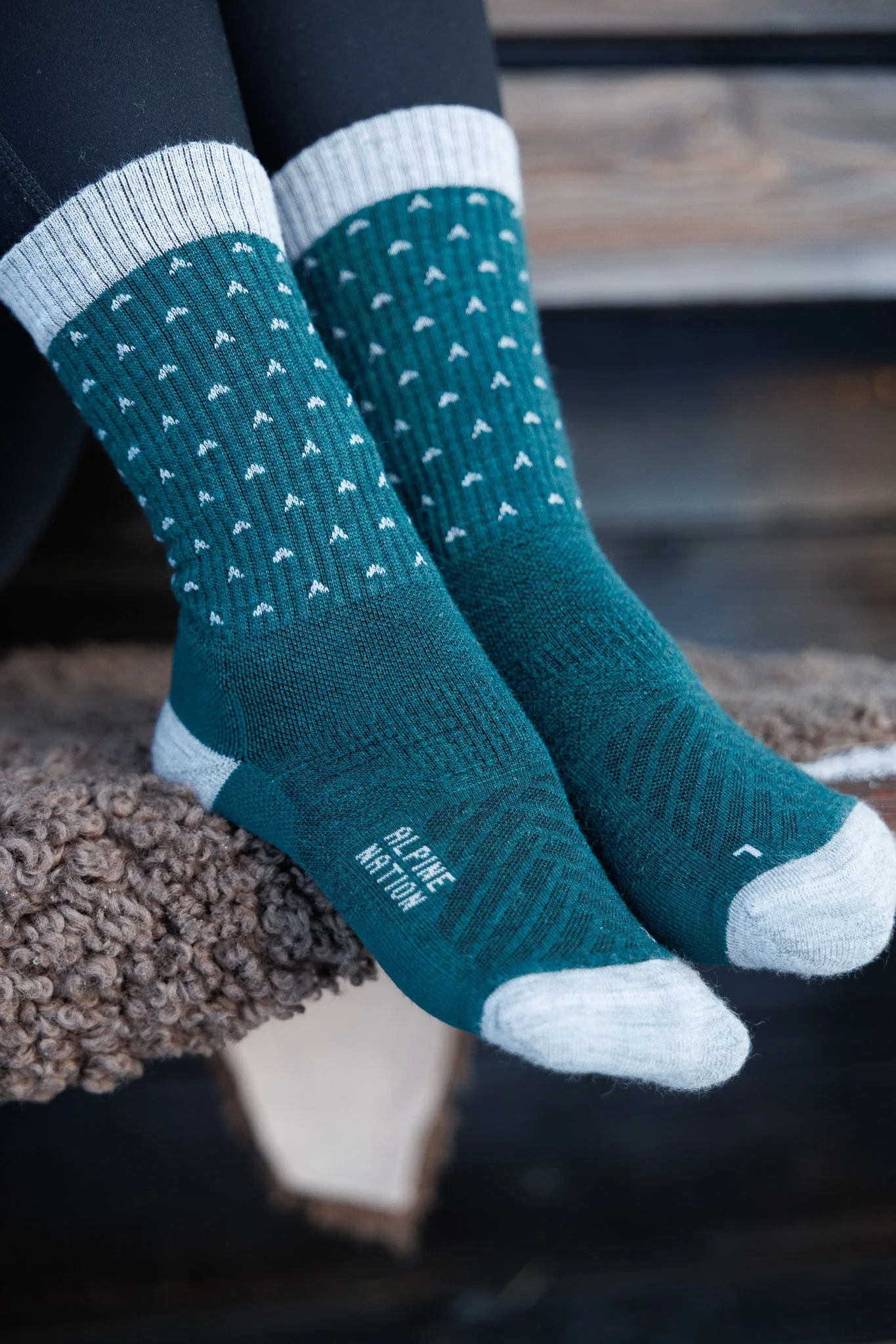 Abisko Merino Socks - Snowline - Image 5