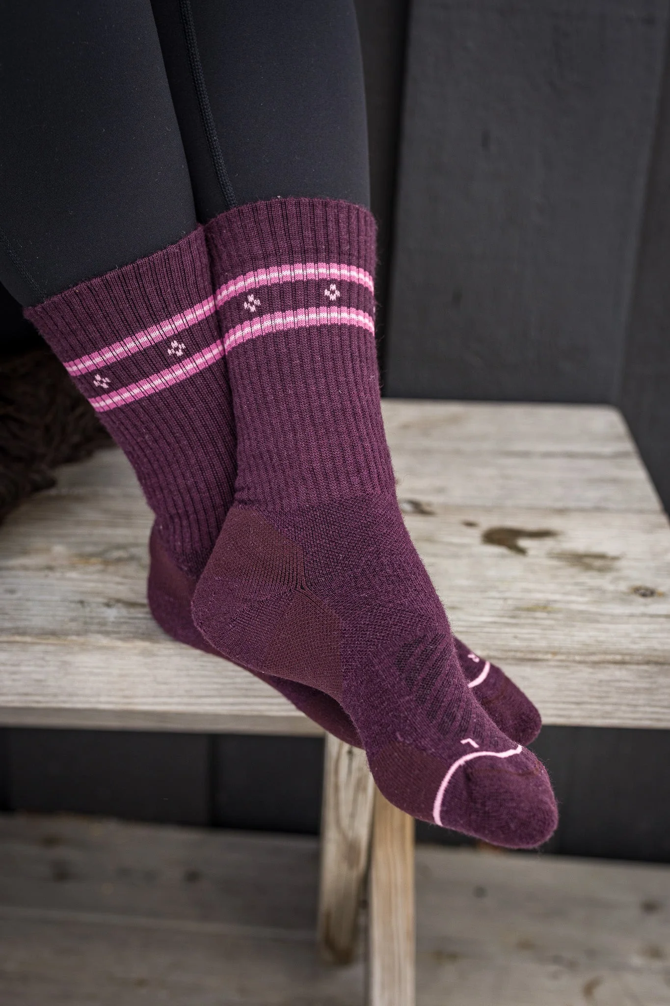 Abisko Merino Socks - Sunset - Image 2