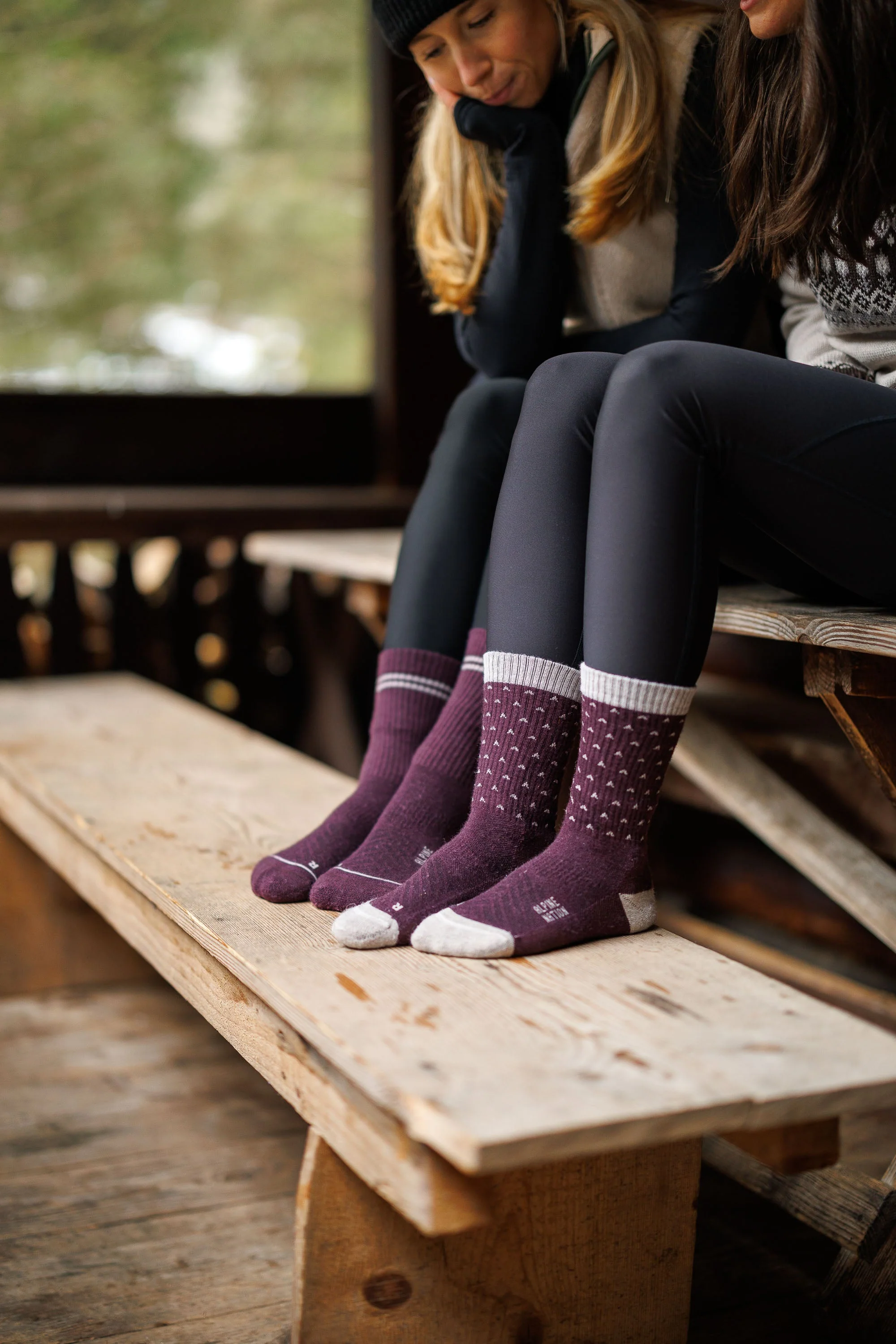 Abisko Merino Socks - Winterberry - Image 6