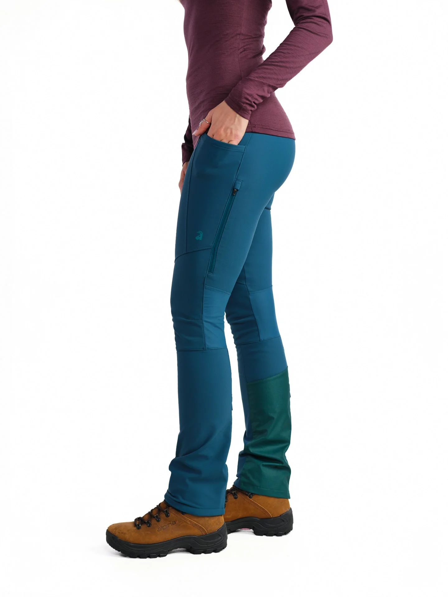 APEX Winter Pocket Leggings Teal Green - Image 27