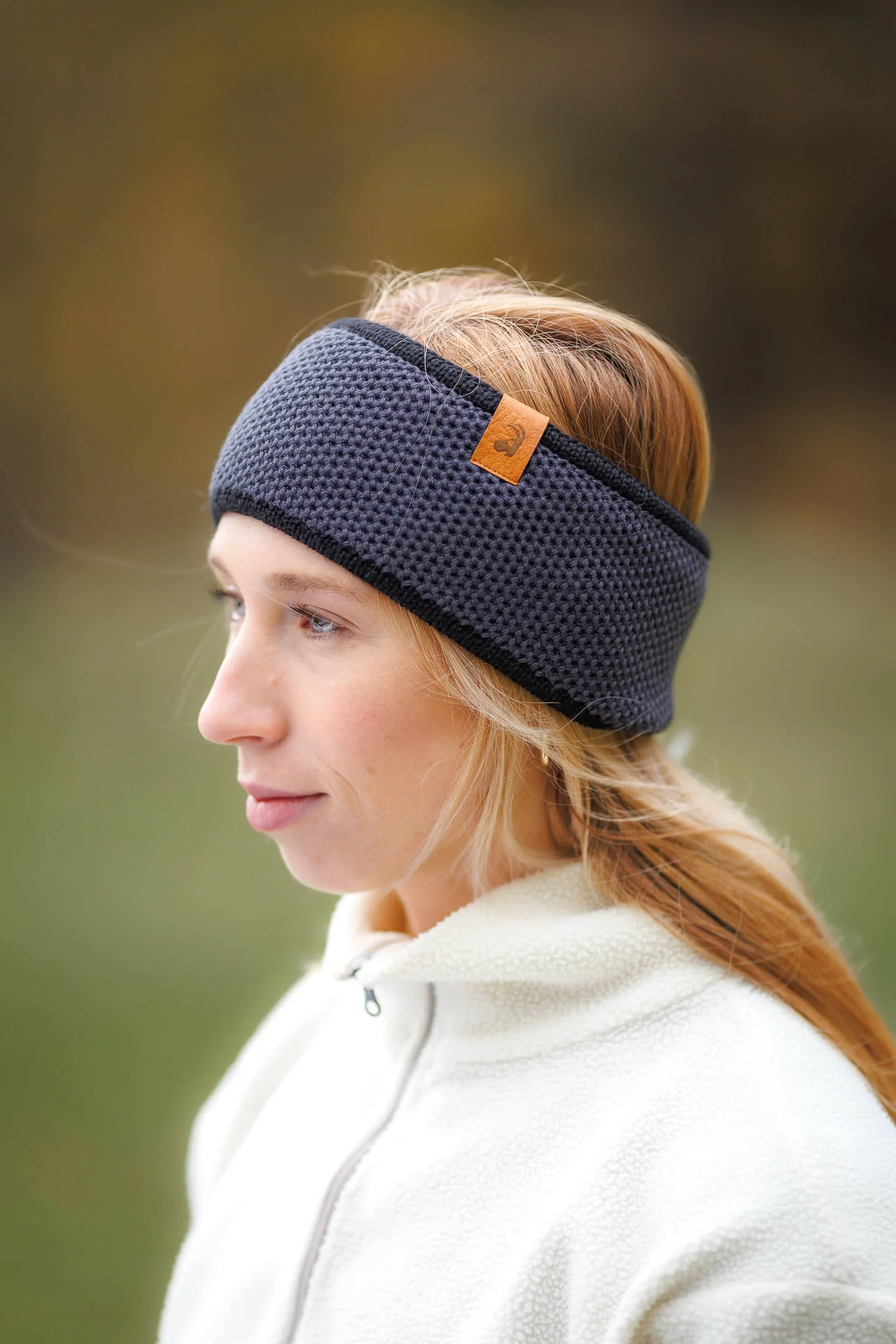 Black Ice Knitted Headband - Image 4