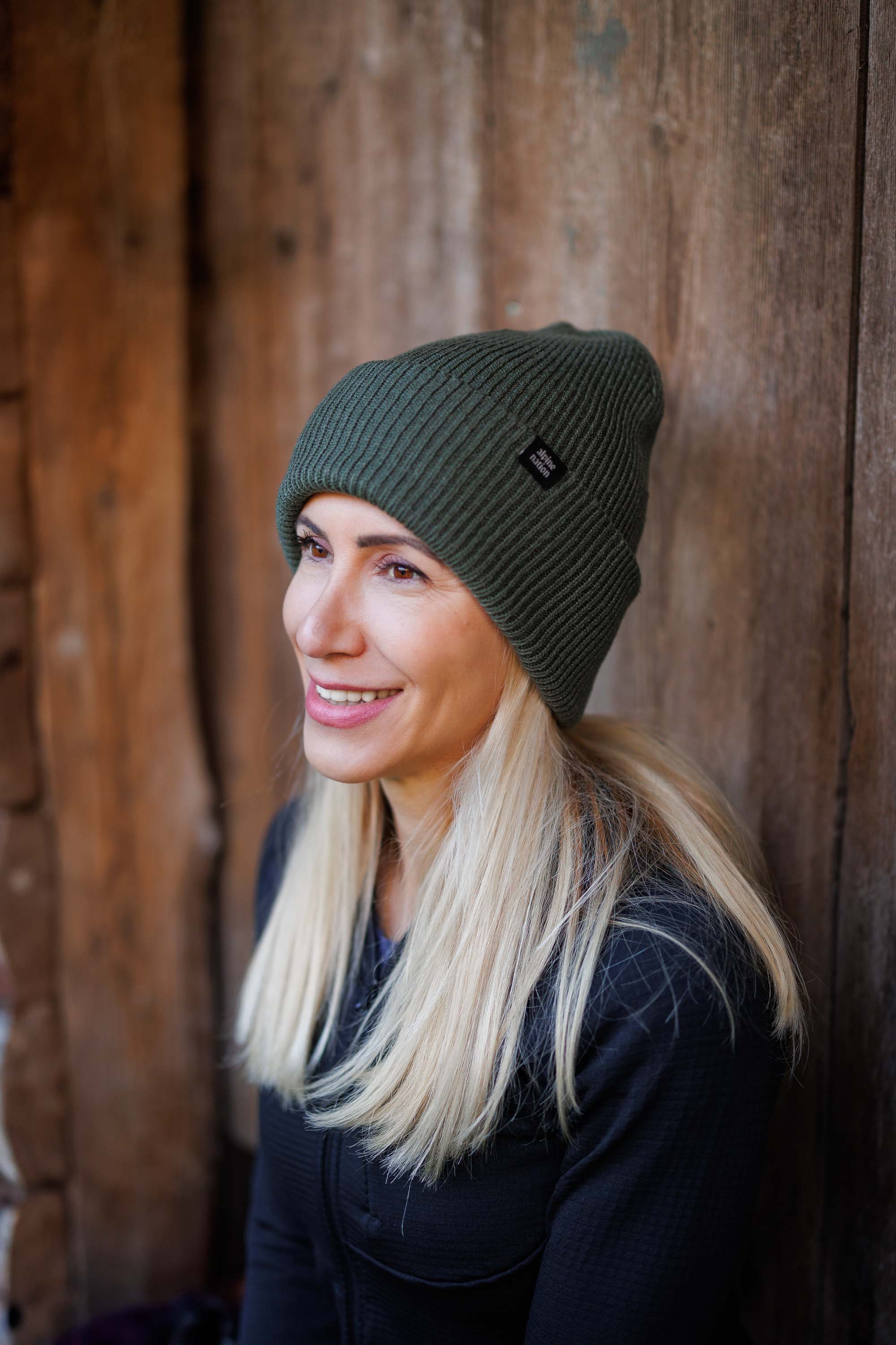 Explorer Beanie - Olive - Image 3