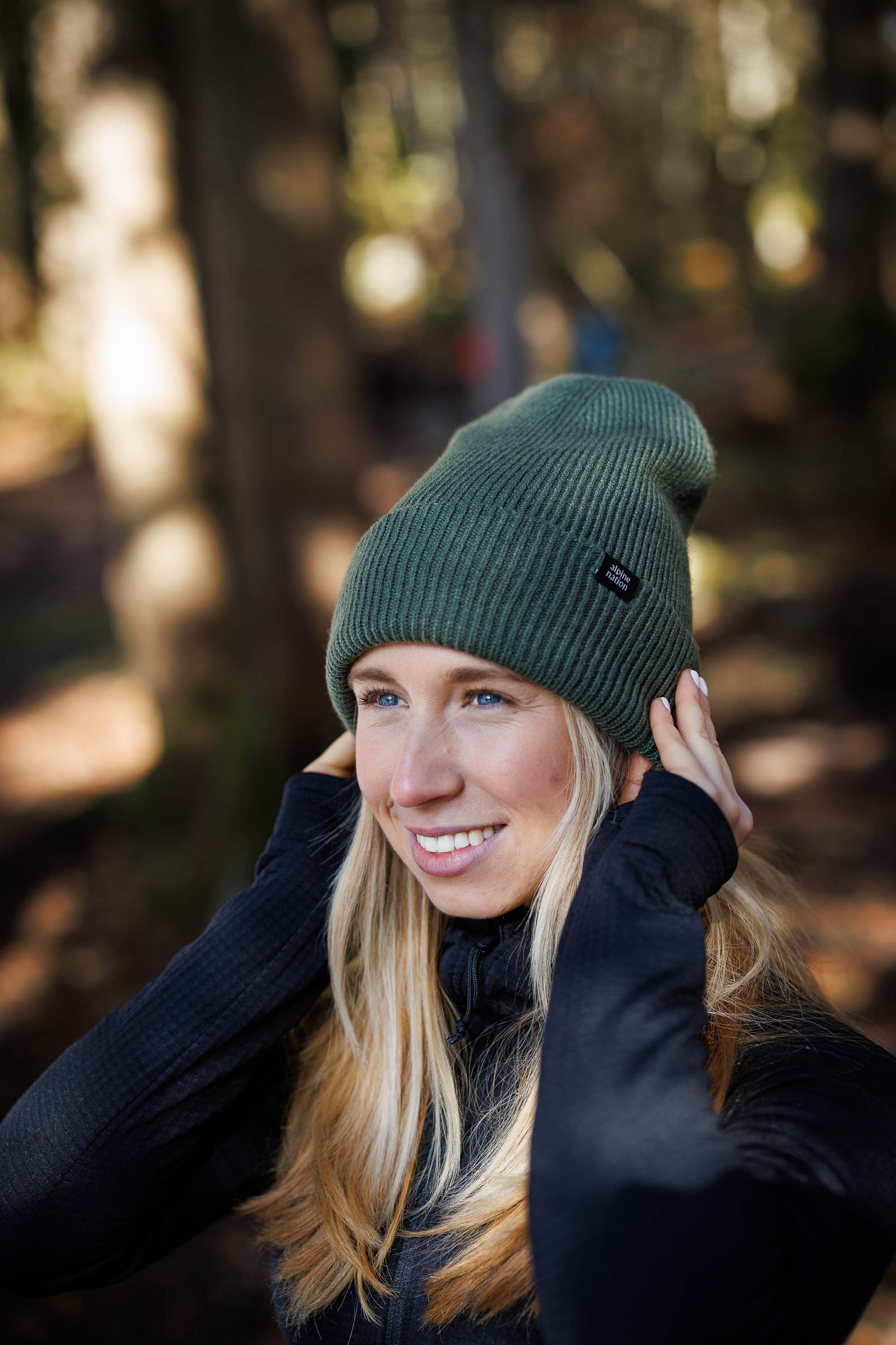 Explorer Beanie - Olive - Image 4