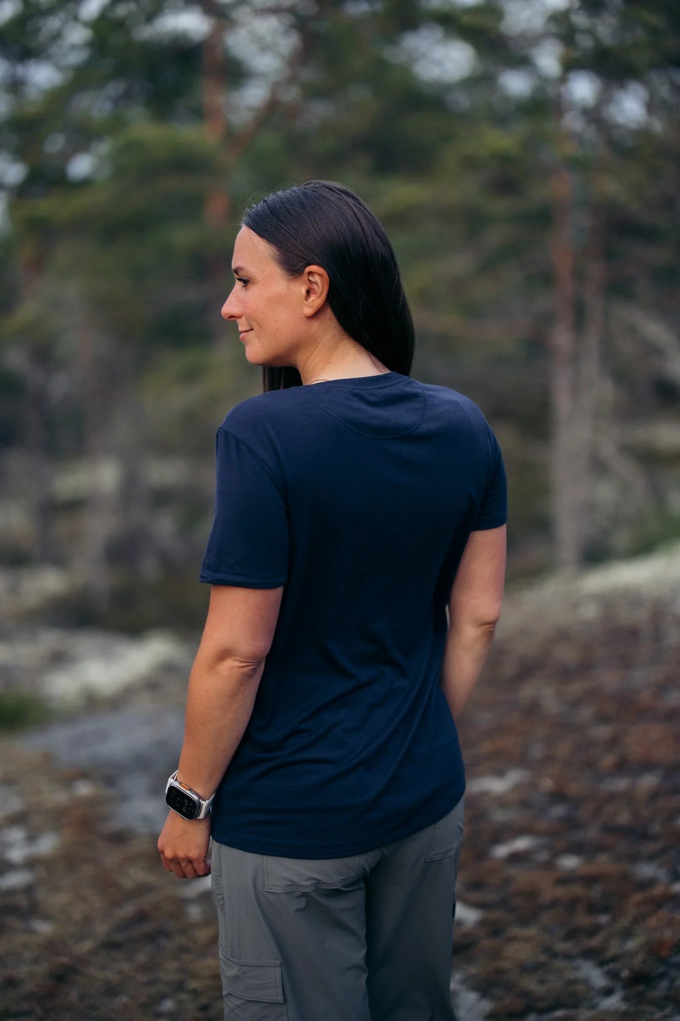 Flow Merino Tee - Indigo - Image 5