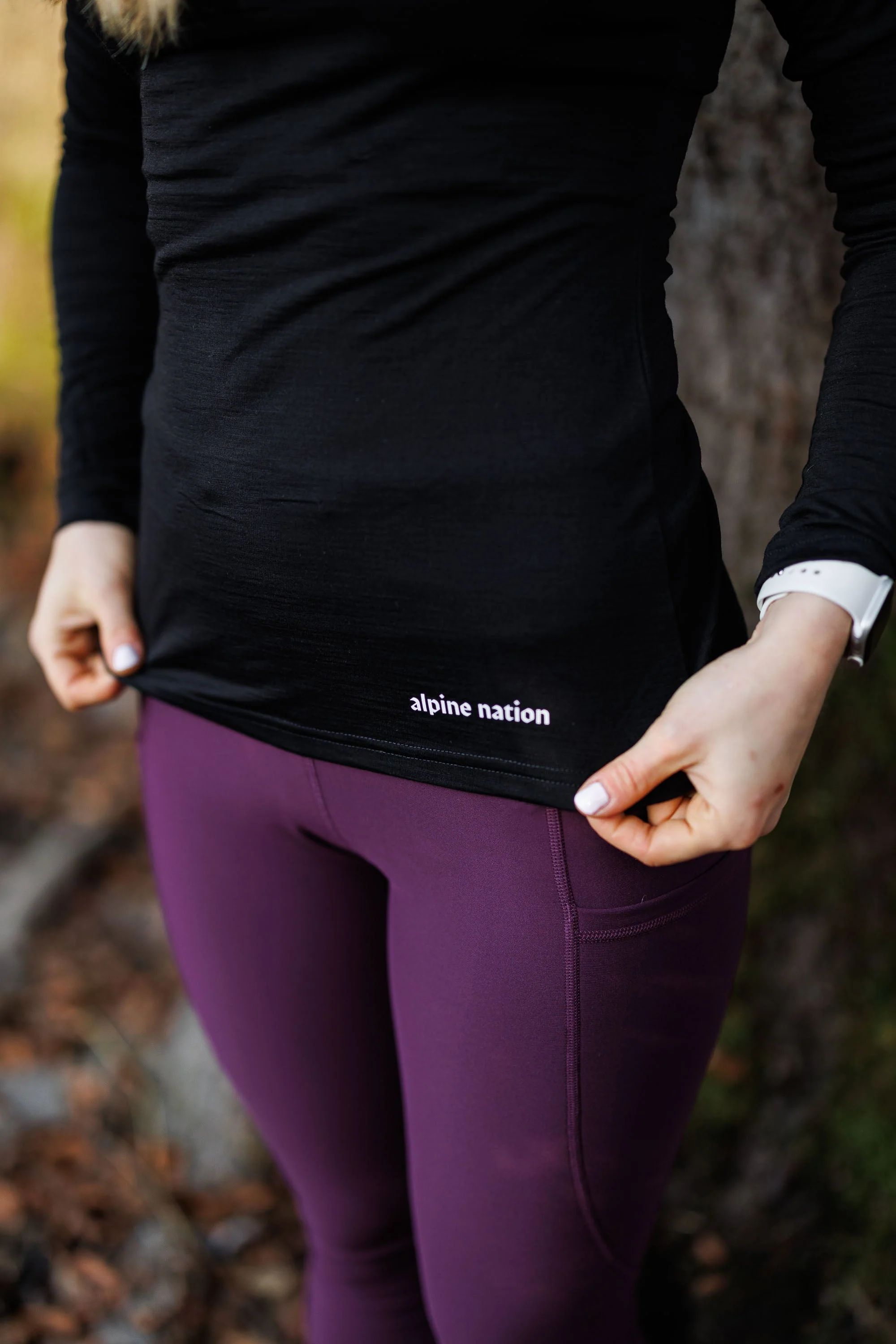 Merino Long Sleeve Tee Eclipse - Image 5