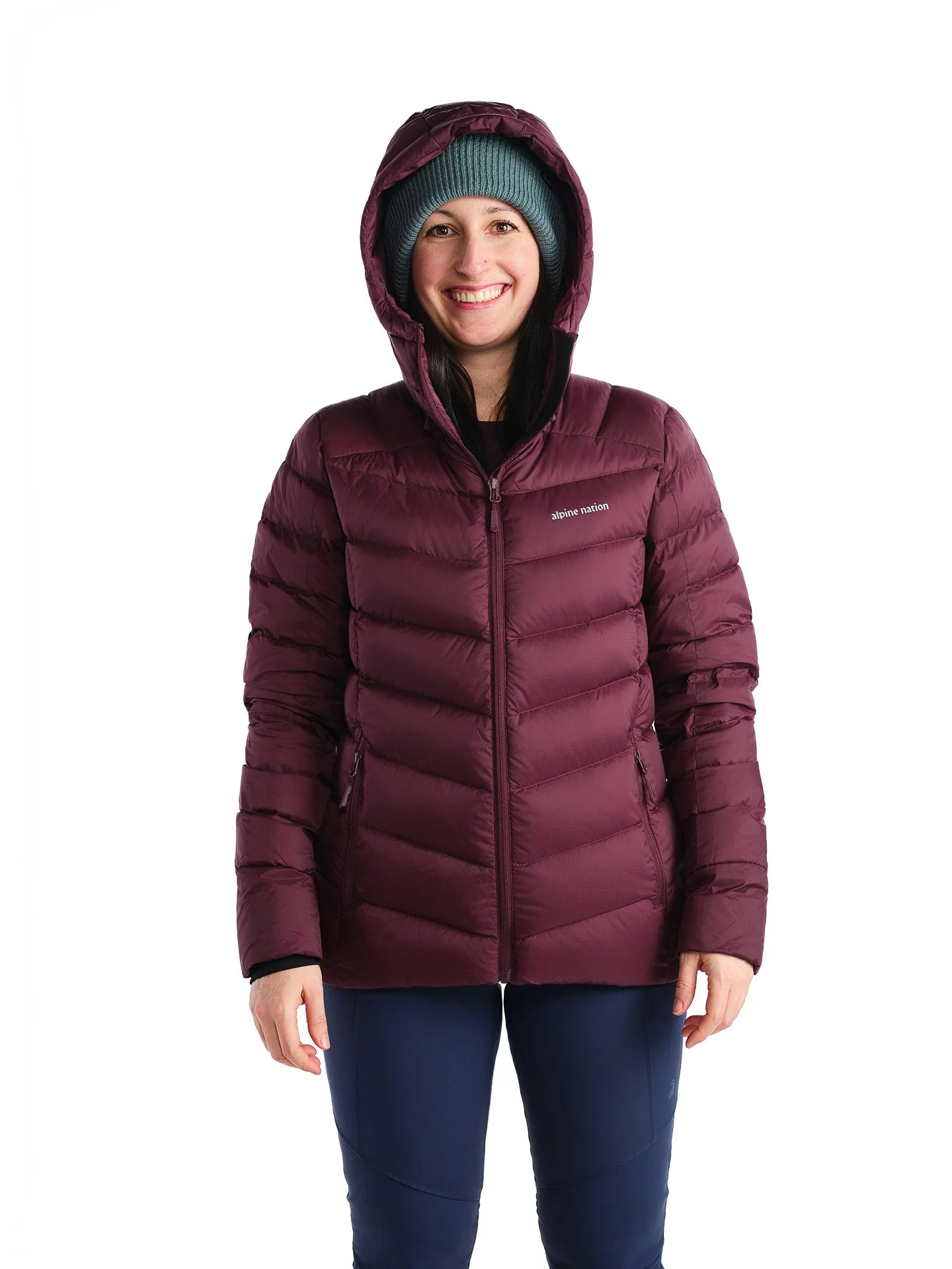 Nordwyn Down Jacket - Lingonberry - Image 19