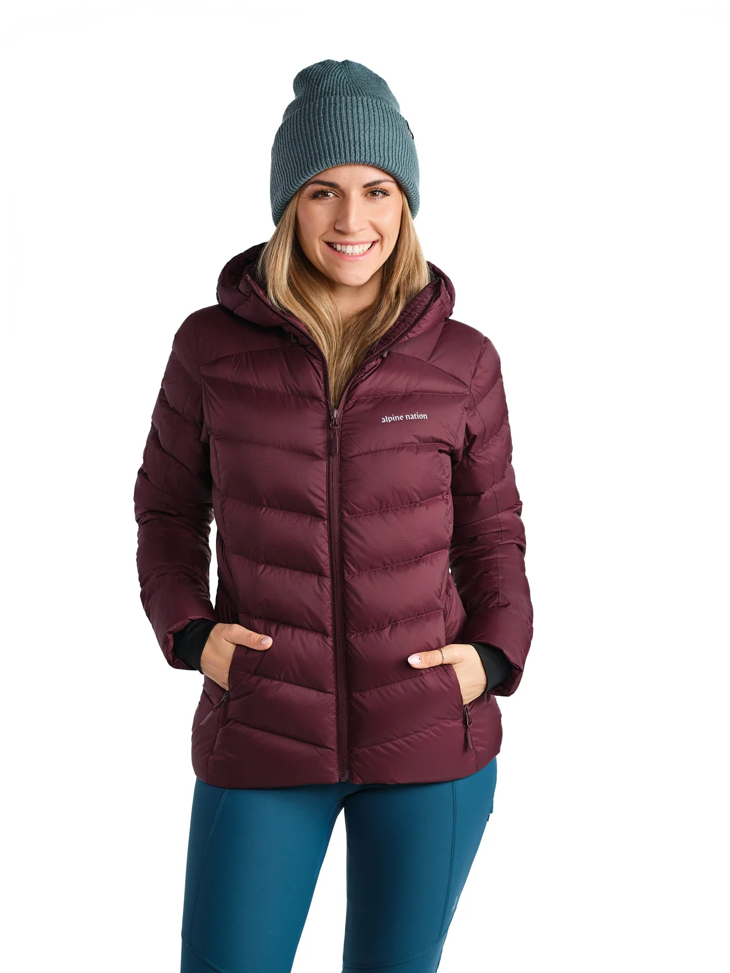 Nordwyn Down Jacket - Lingonberry - Image 32