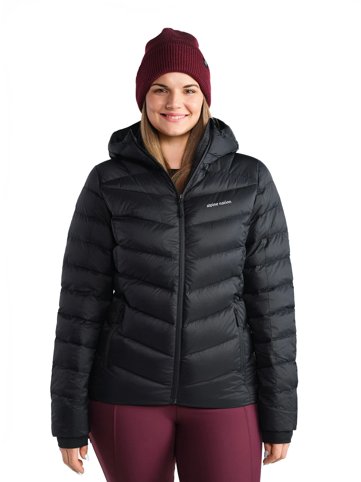 Nordwyn Down Jacket - Lingonberry - Image 38