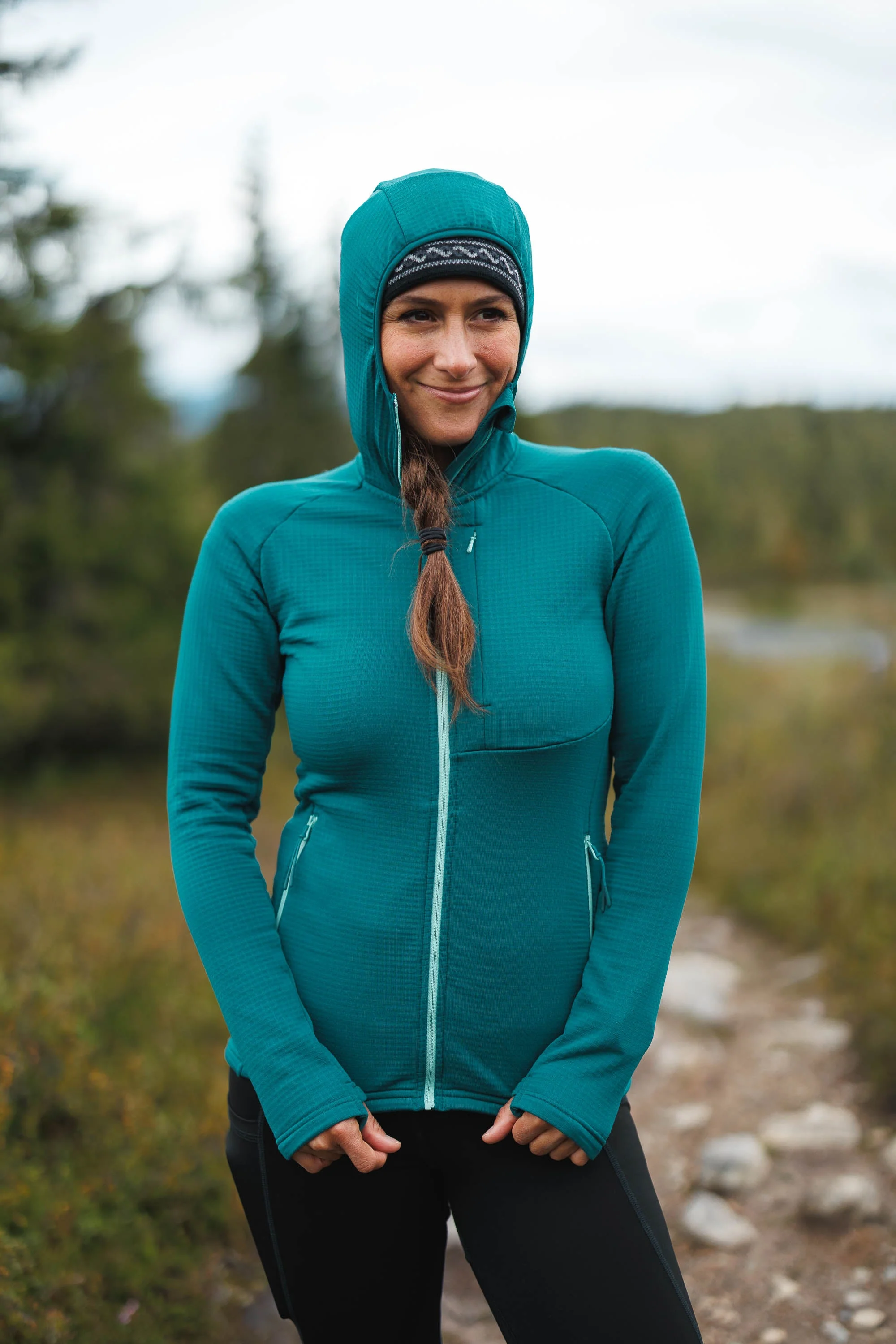 Pro Full-Zip Hoody AP1 Emerald Lake - Image 3
