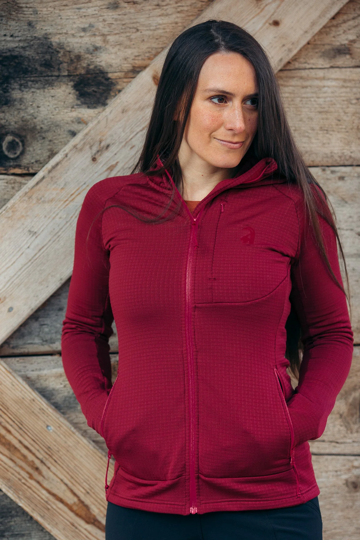 Pro Full-Zip Hoody AP1 Maple Red - Image 3