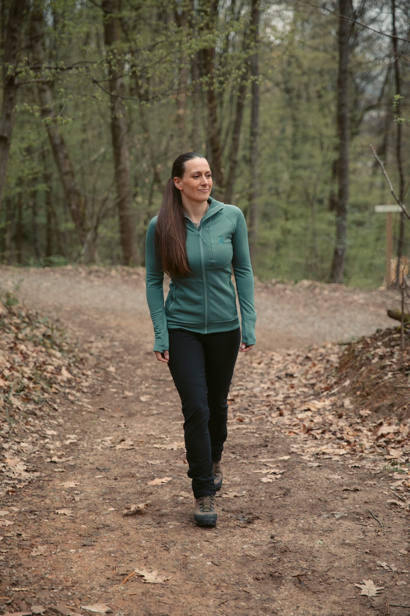 Pro Full-Zip Hoody AP1 Pine Green - Image 16