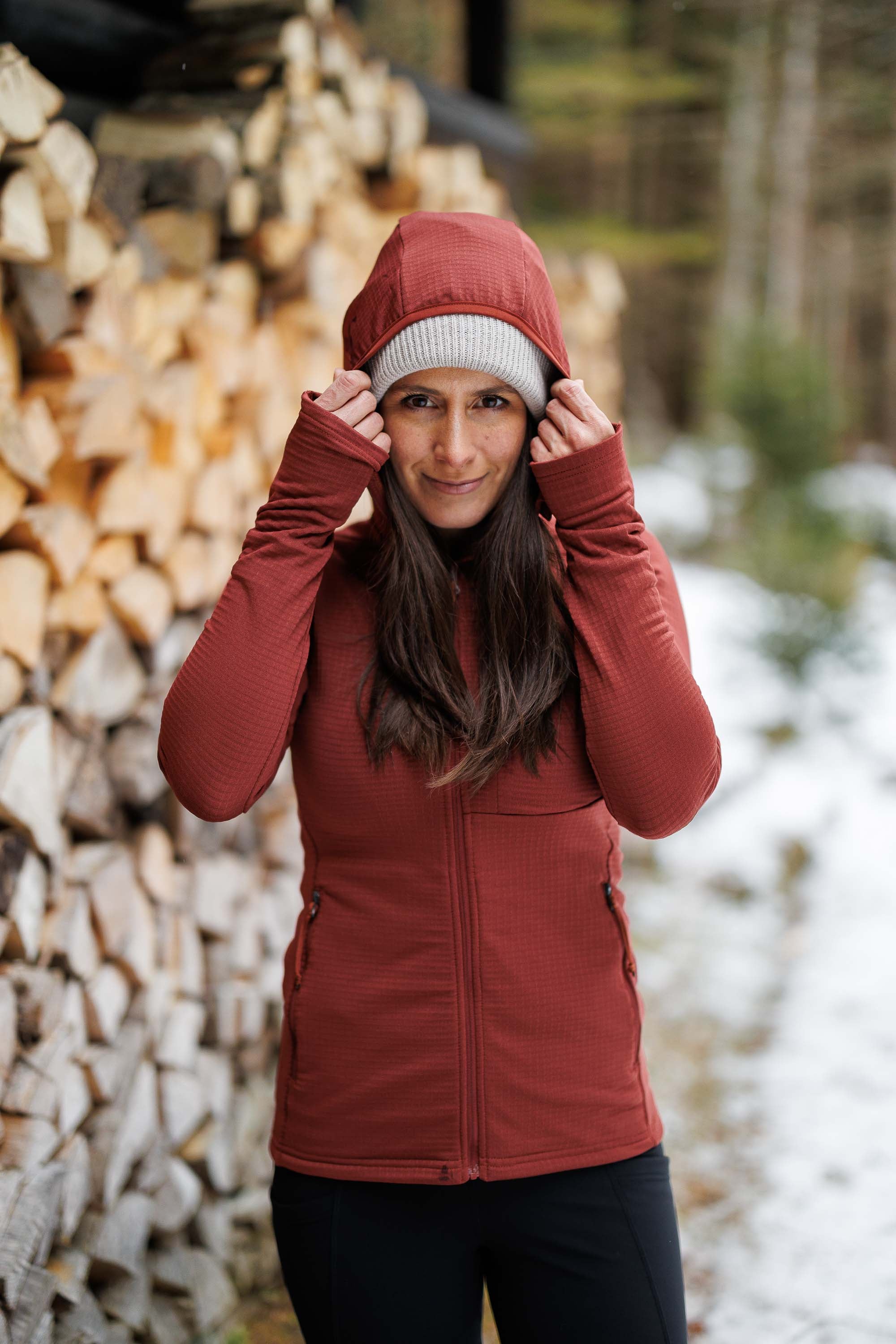 Pro Full-Zip Hoody AP1 Terracotta - Image 6