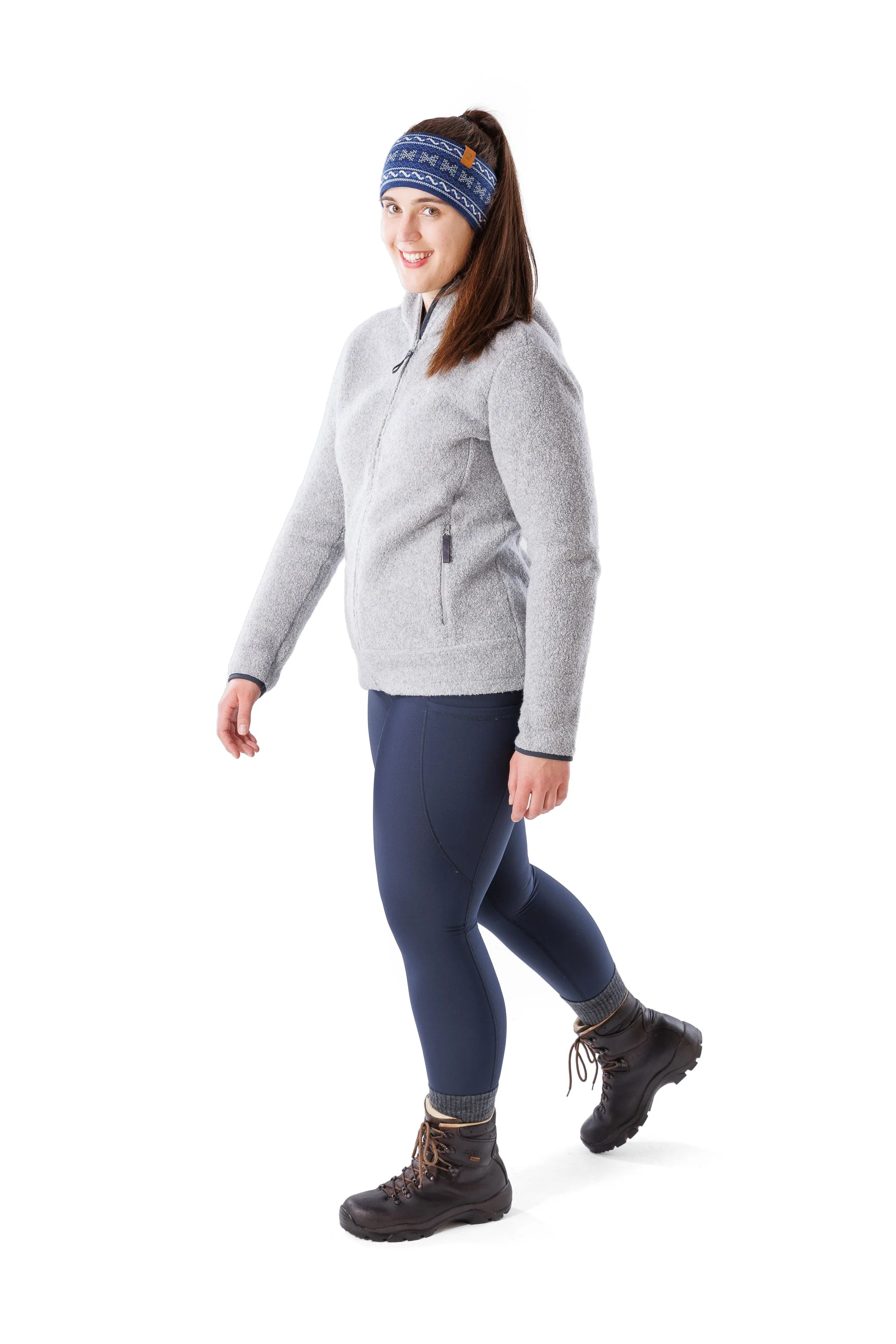 Rise Thermo Pocket Leggings Indigo Blue - Tall (+7cm) - Image 13