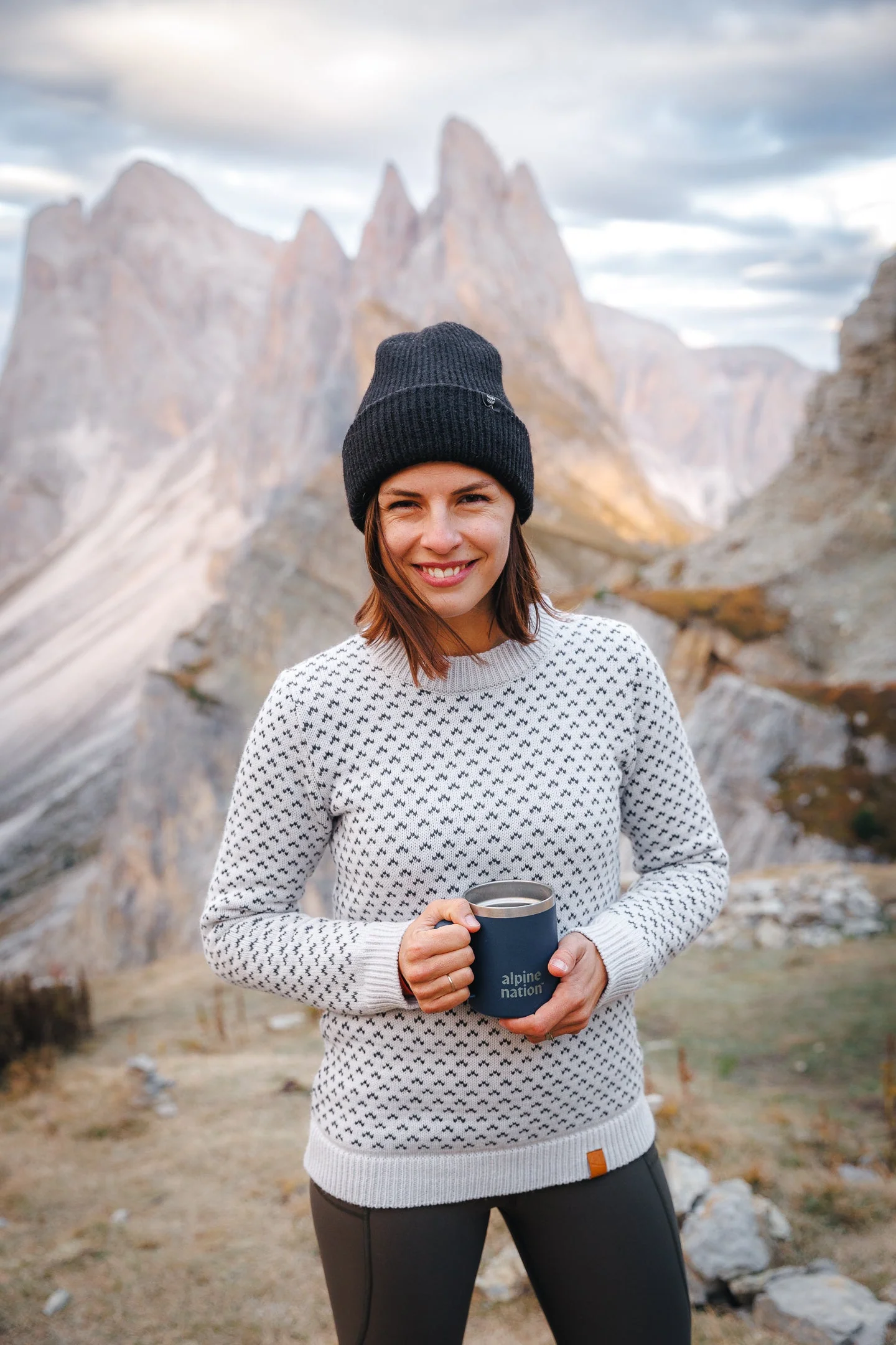 Seceda Knit Sweater - Snowfall - Image 7