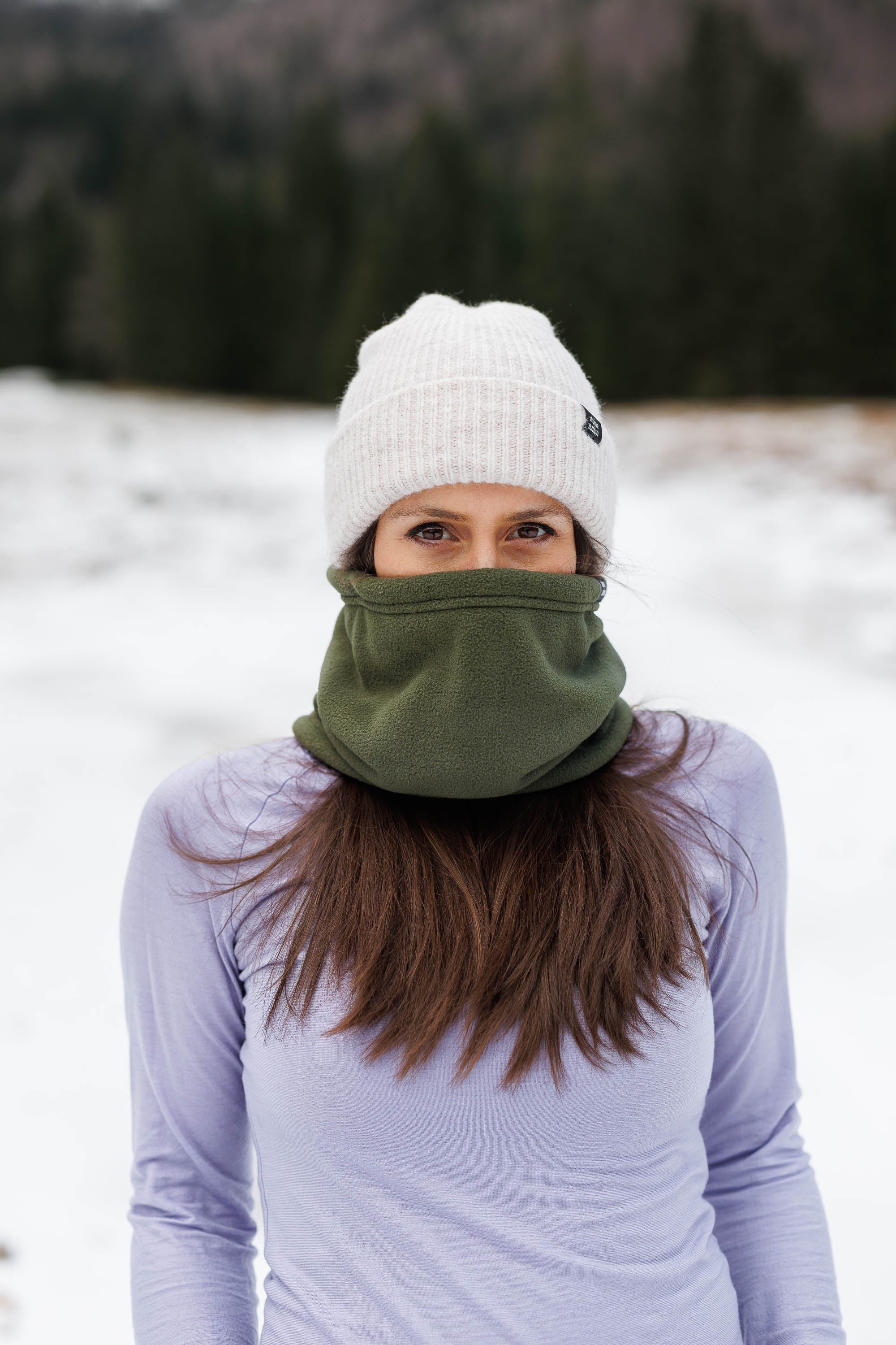 Sherpa Neckwarmer - Olive - Image 9