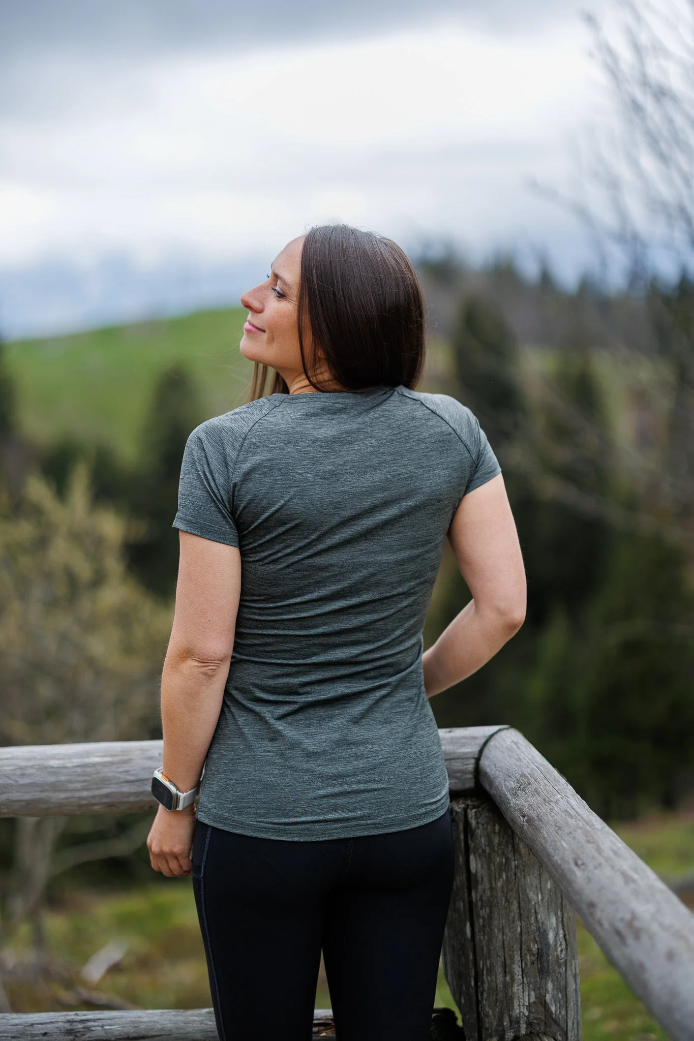 Summit Short Sleeve Tee Khaki - Image 5