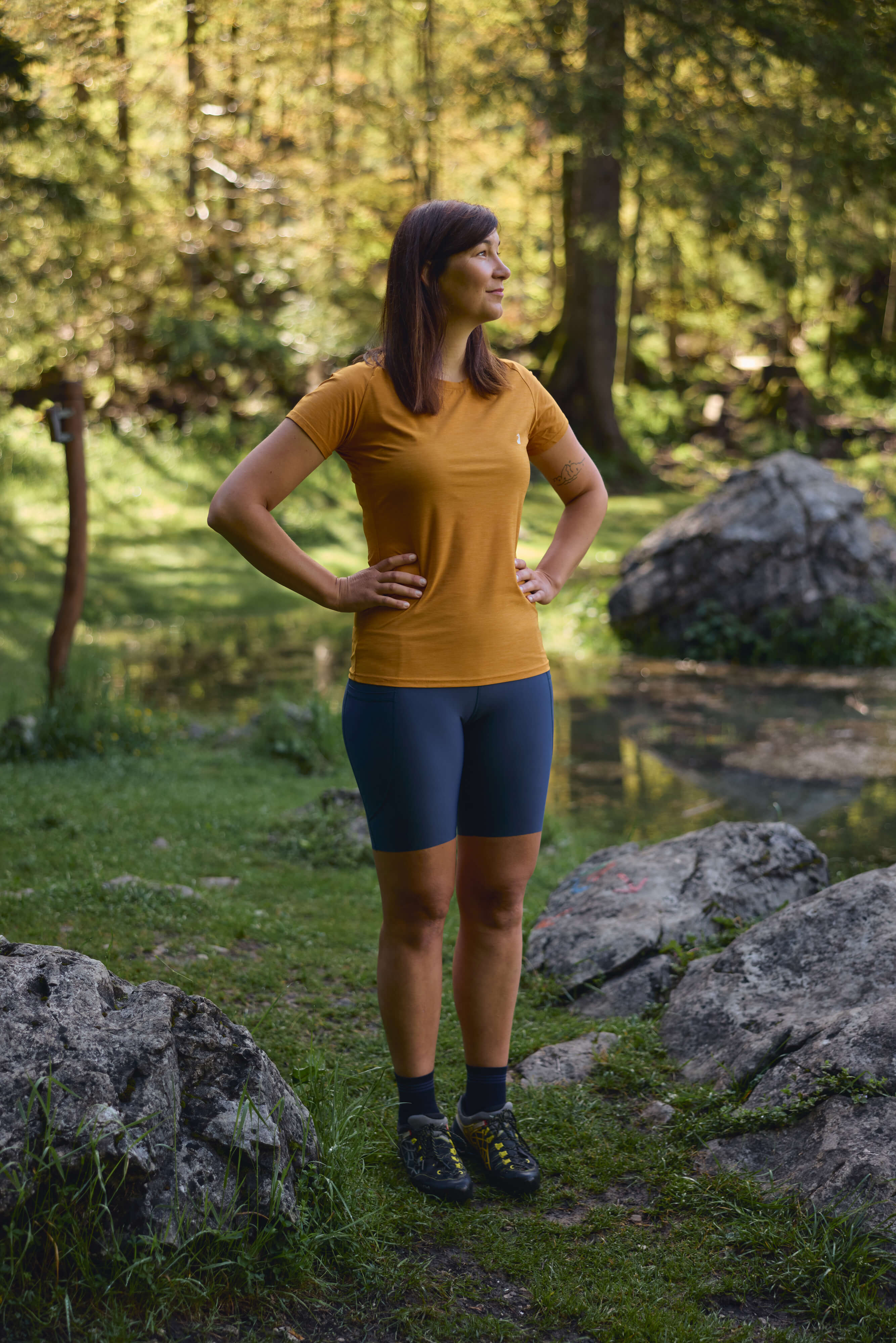 Summit Short Sleeve Tee Marigold - Image 6