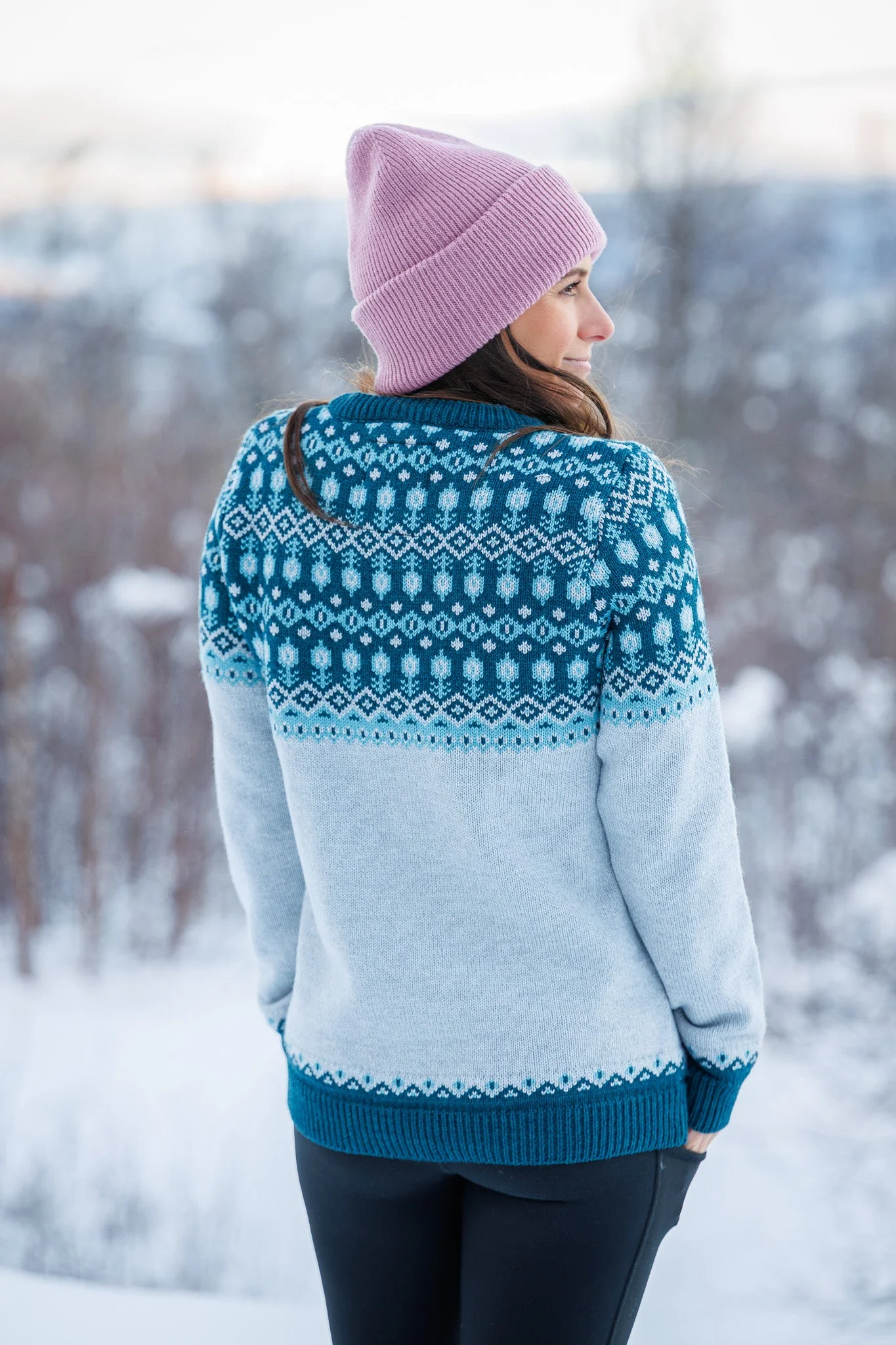 Svalbard Knit Sweater - Frost - Image 4