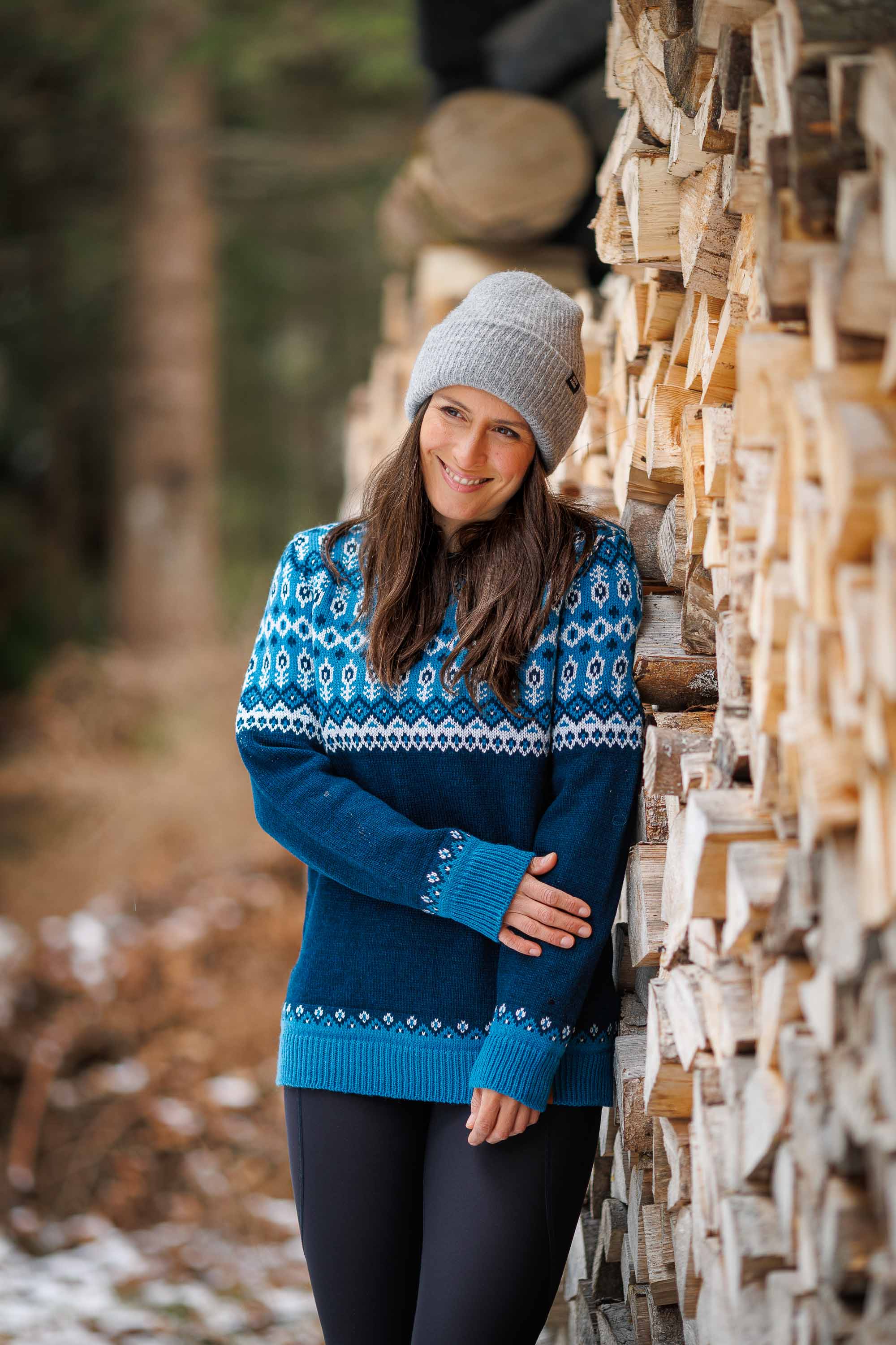 Svalbard Knit Sweater - Polar Blue - Image 6