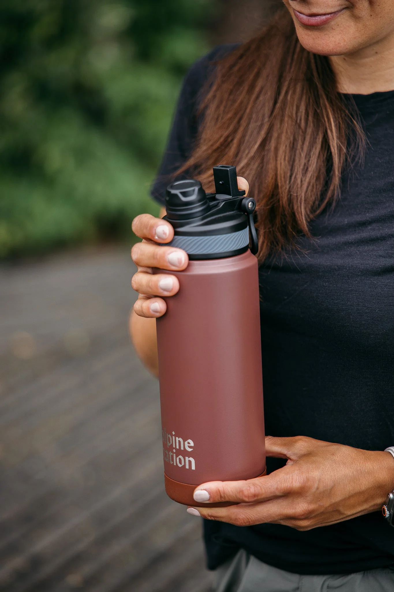 Vista Insulated Bottle - Chestnut - Image 4