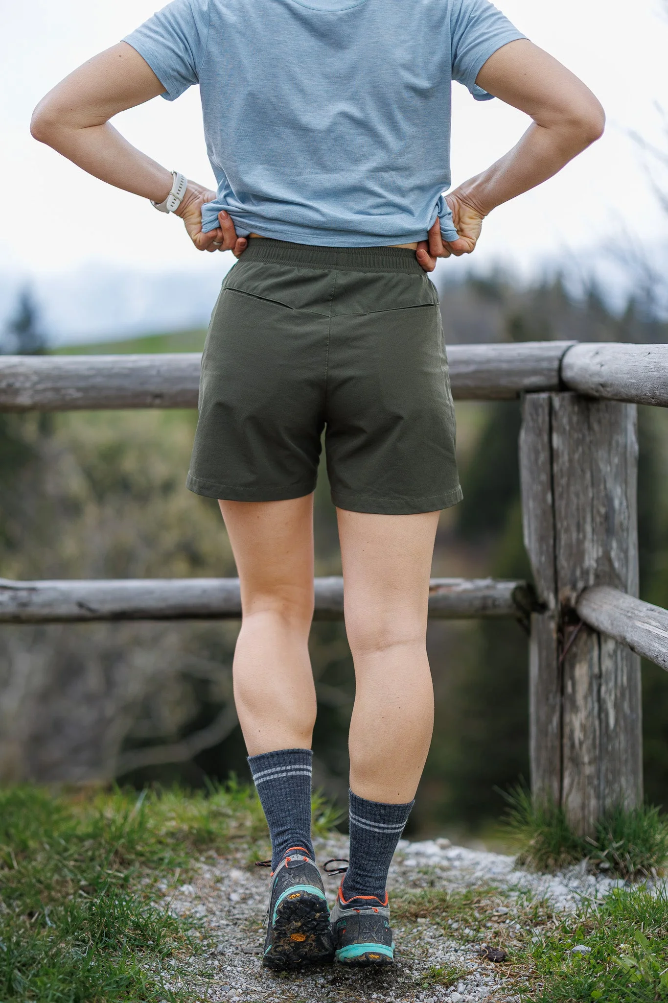 Vista Shorts - Moss Green - Image 10