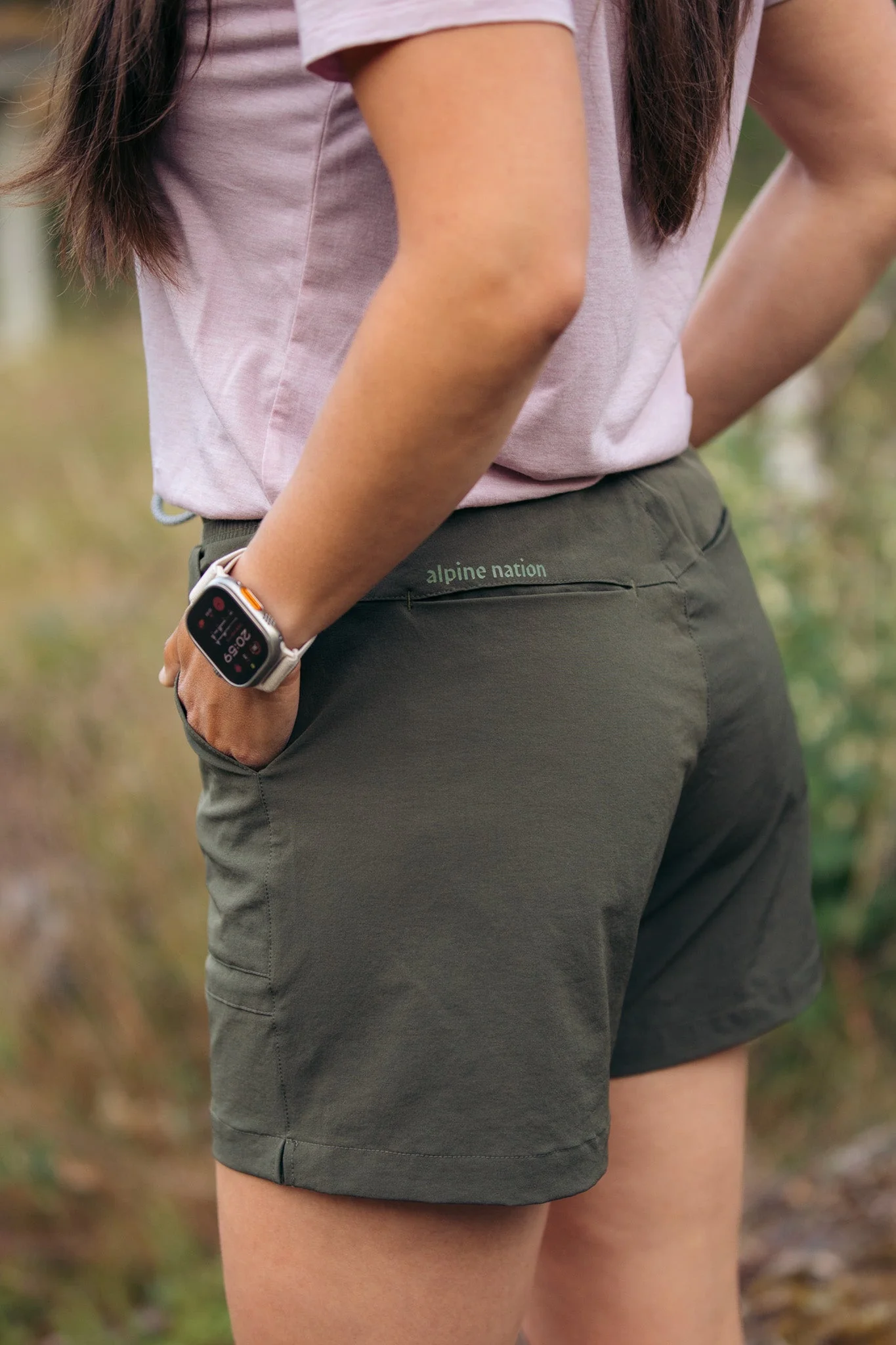 Vista Shorts - Moss Green - Image 3